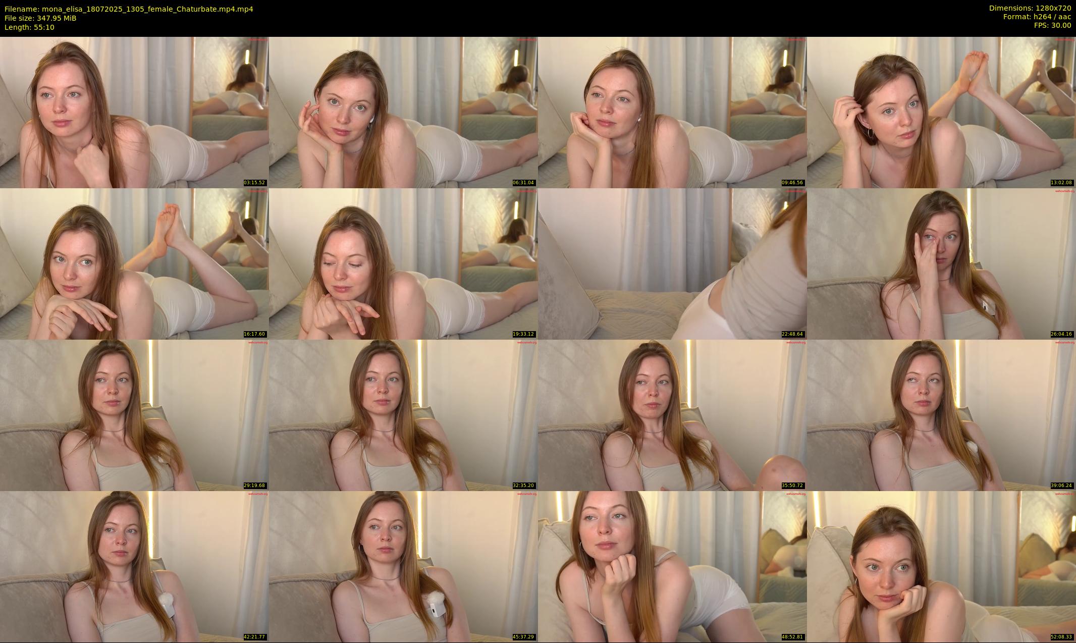 mona_elisa — 56 minute Chaturbate female cam show recording, 720p, Jul 18, 2025