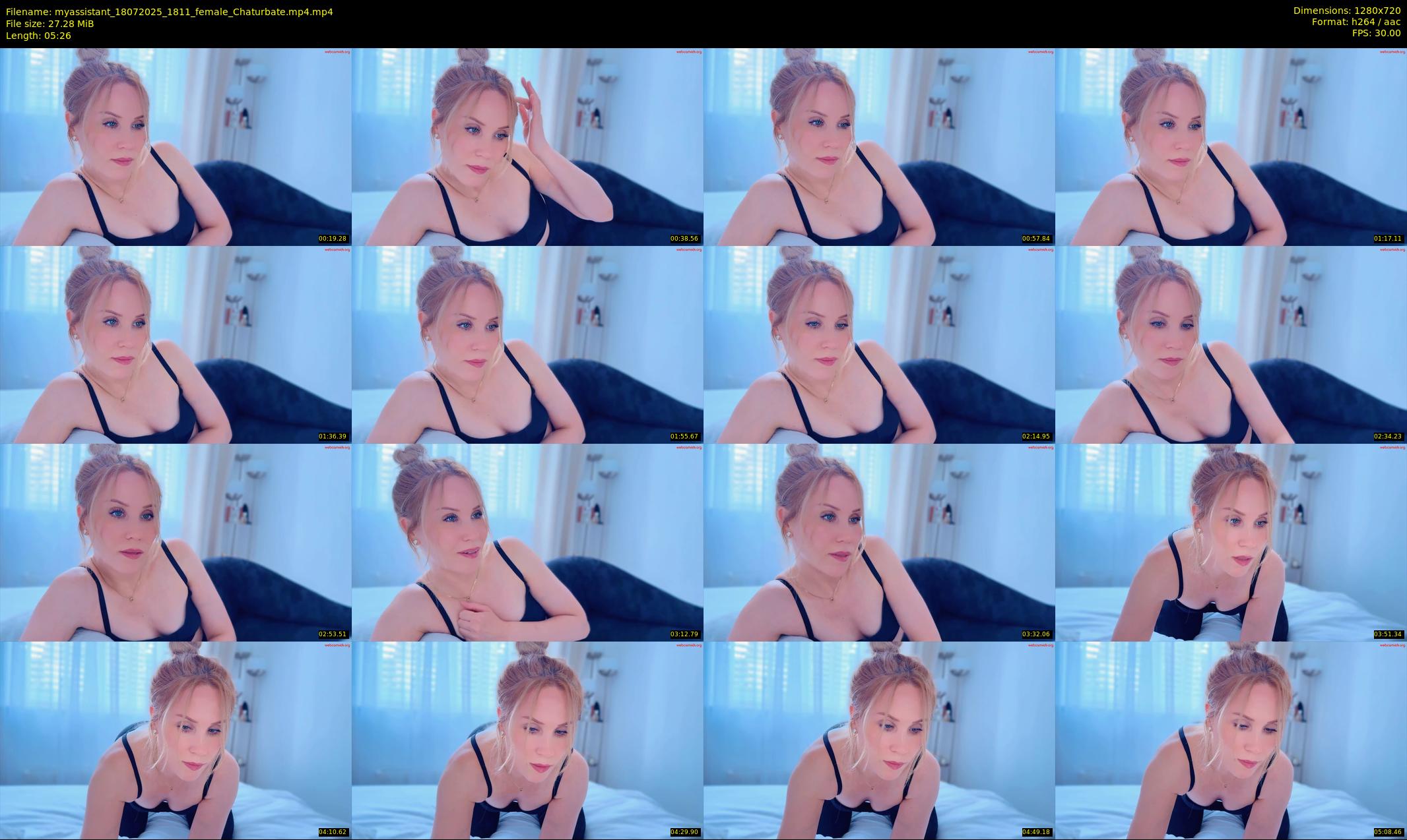 myassistant — 6 minute Chaturbate female cam show recording, 720p, Jul 18, 2025