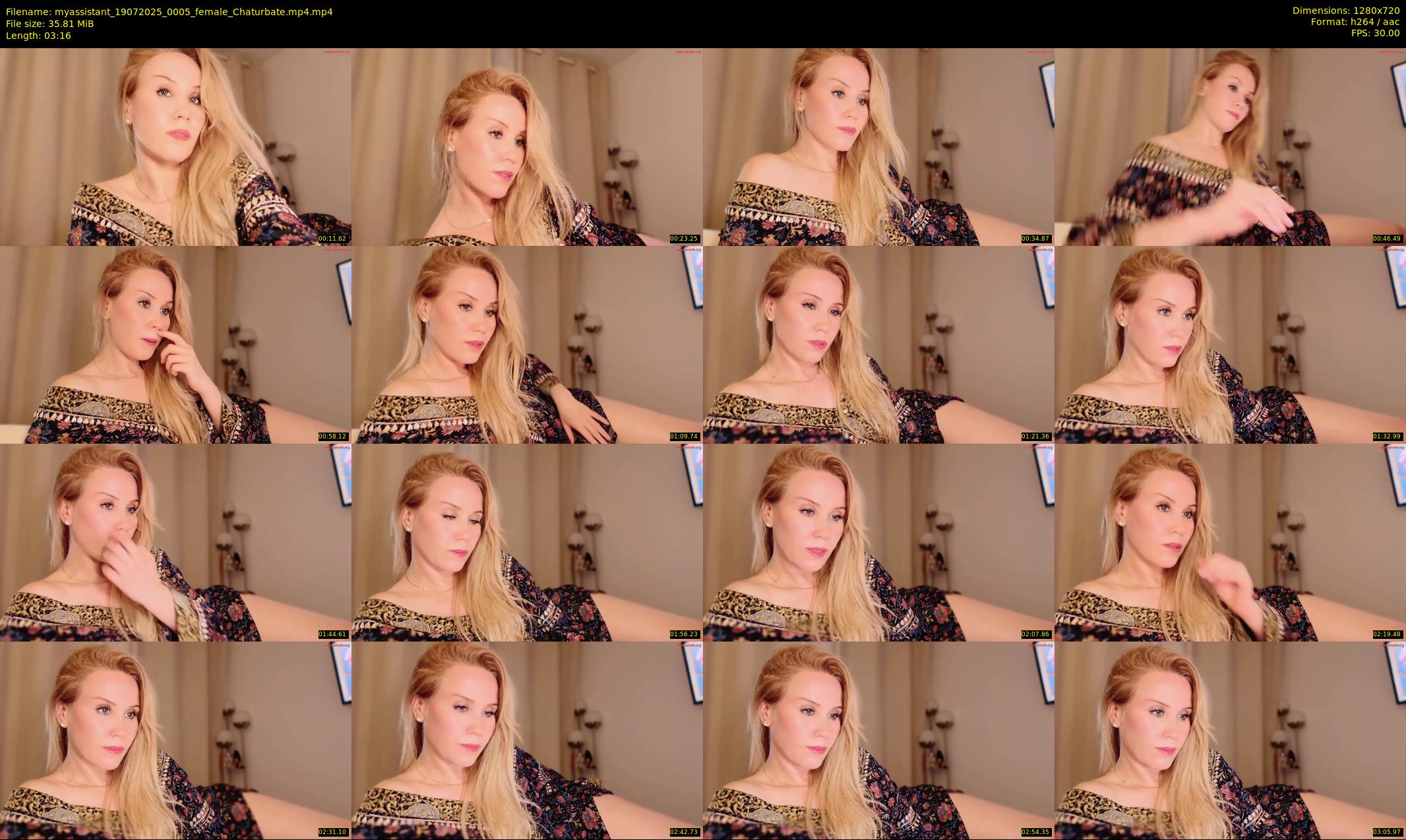 myassistant — 4 minute Chaturbate female cam show recording, 720p, Jul 19, 2025