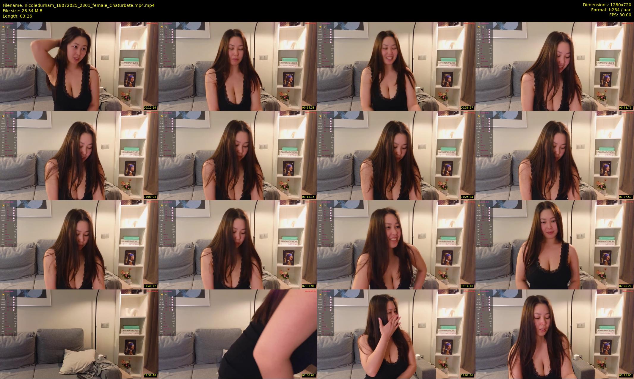 nicoledurham — 4 minute Chaturbate female cam show recording, 720p, Jul 18, 2025