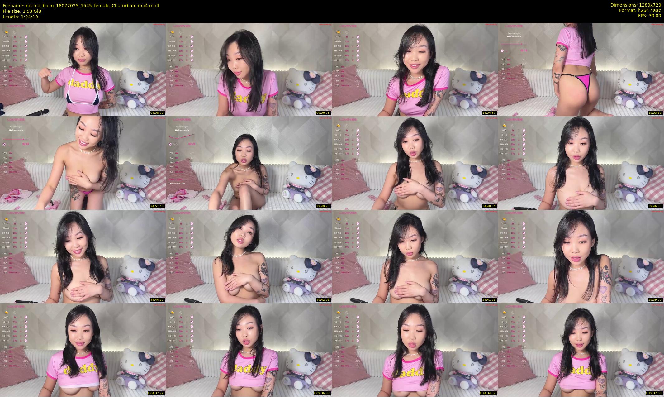 norma_blum — 85 minute Chaturbate female cam show recording, 720p, Jul 18, 2025