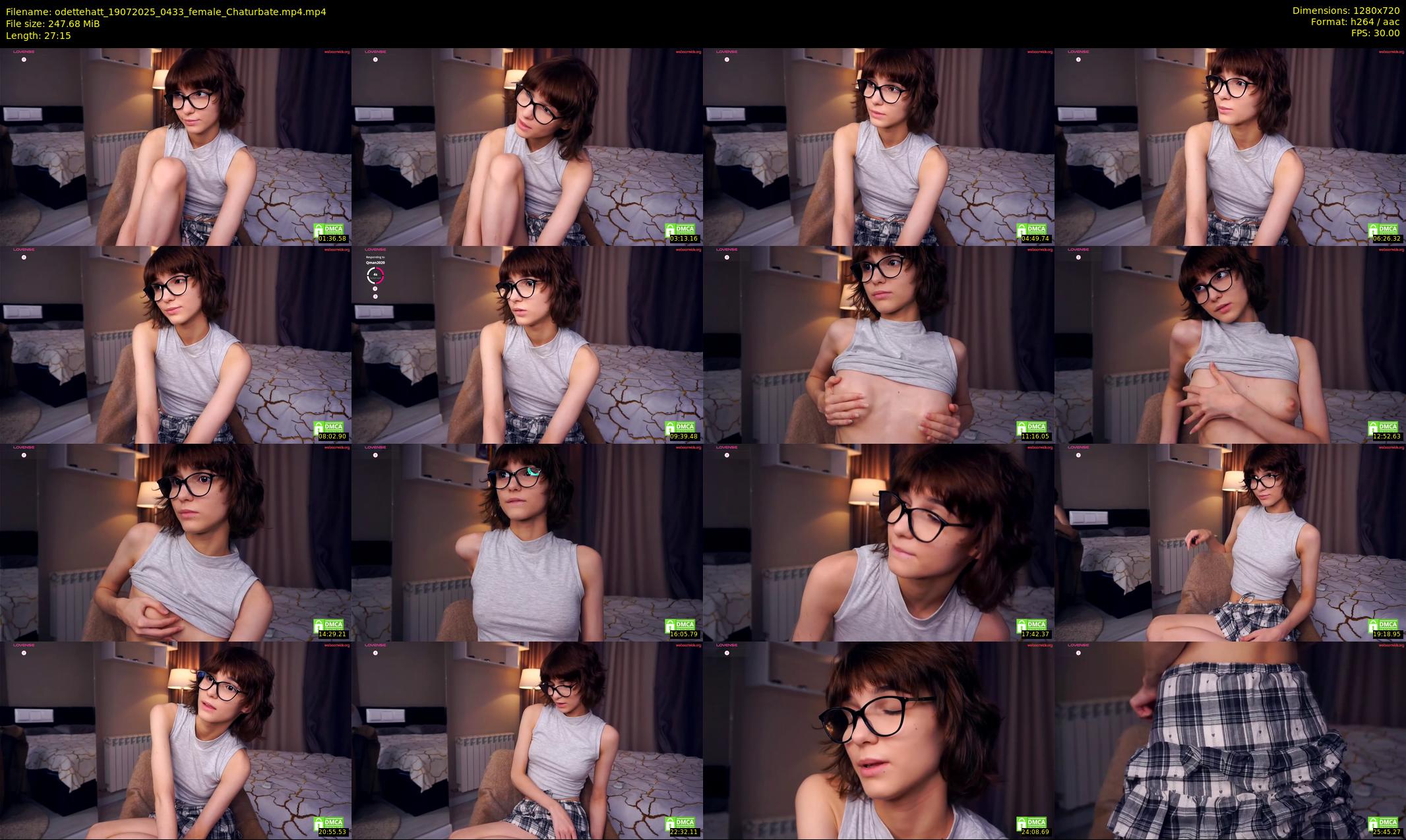 odettehatt — 28 minute Chaturbate female cam show recording, 720p, Jul 19, 2025