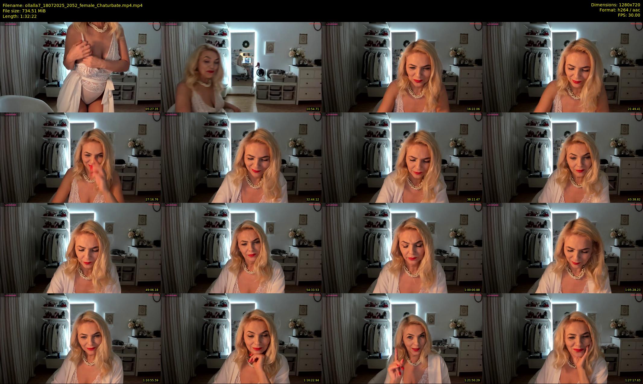 ollalla7 — 93 minute Chaturbate female cam show recording, 720p, Jul 18, 2025