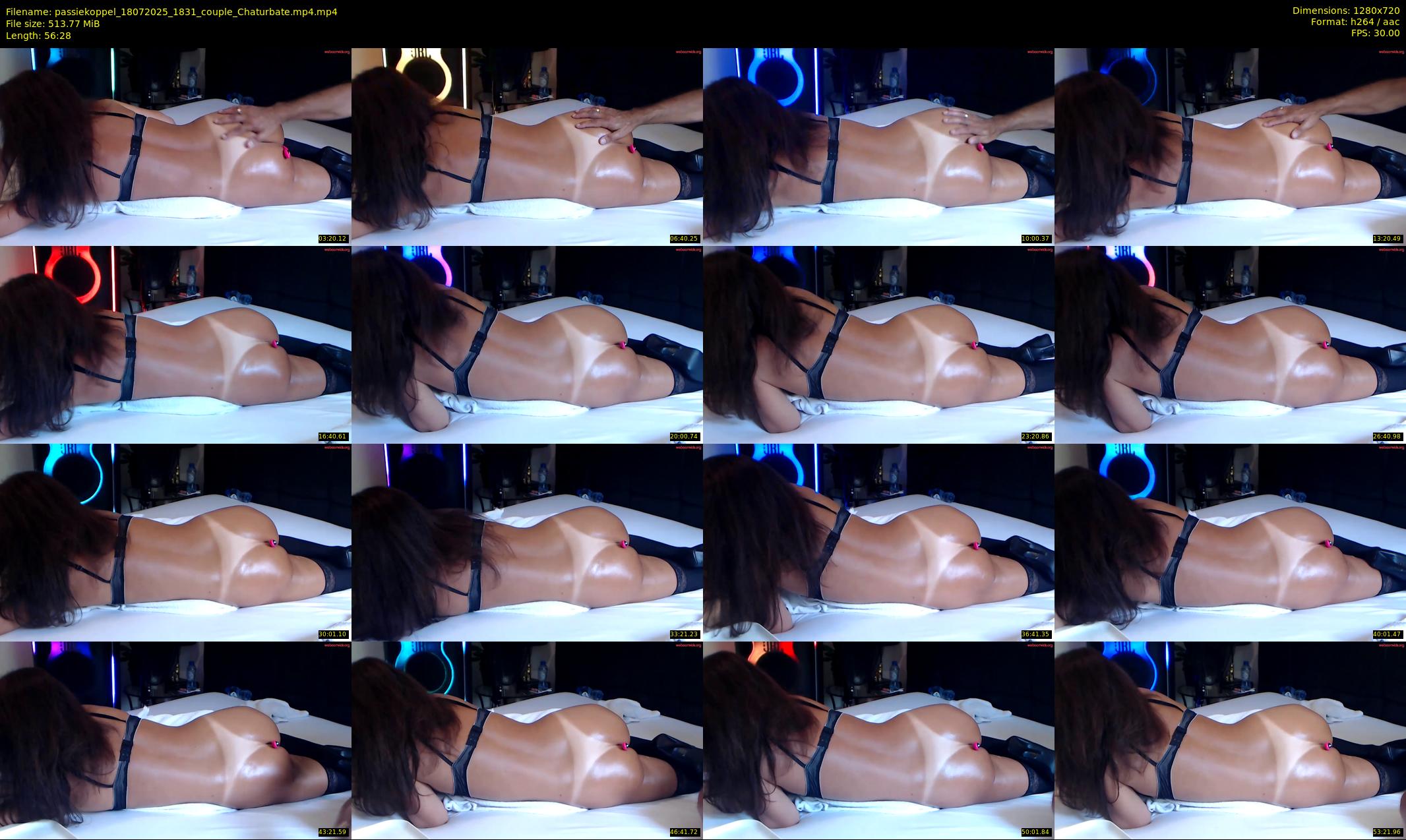 passiekoppel — 57 minute Chaturbate couple cam show recording, 720p, Jul 18, 2025