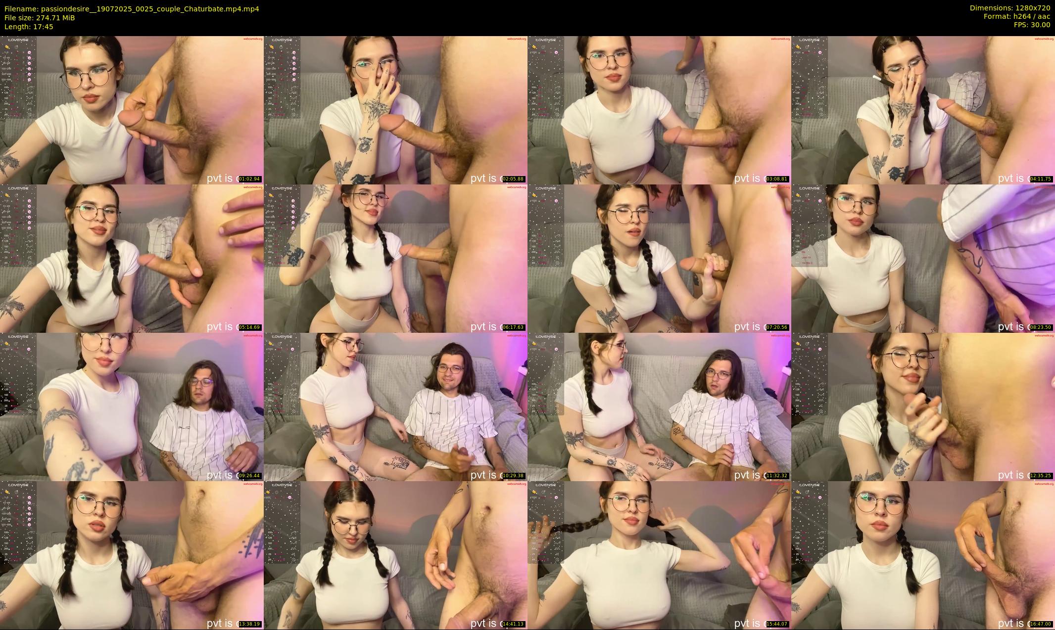 passiondesire_ — 18 minute Chaturbate couple cam show recording, 720p, Jul 19, 2025