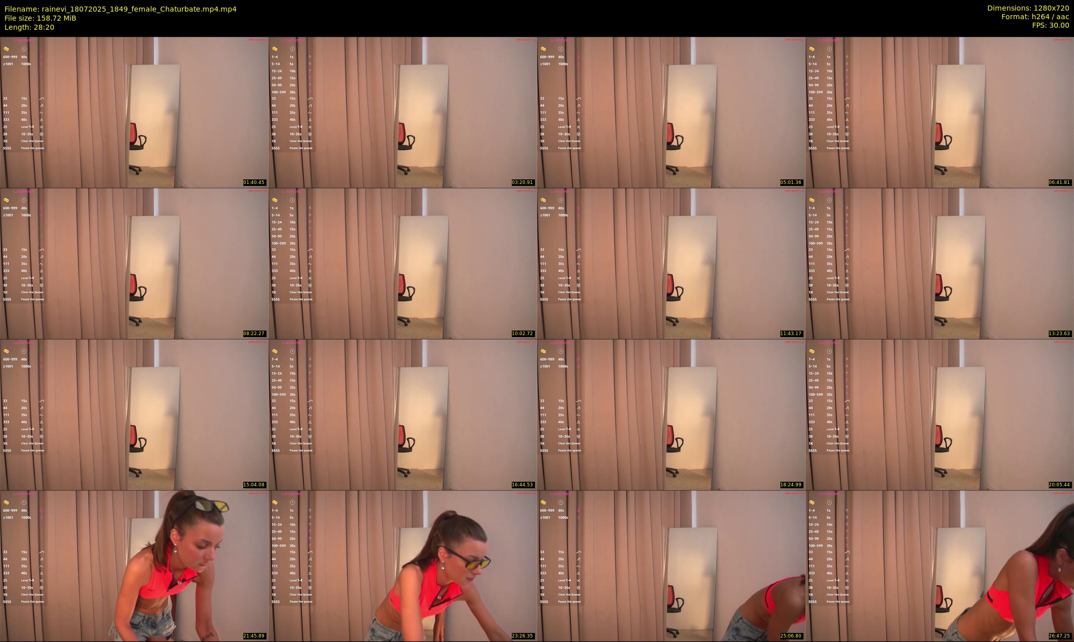 rainevi — 29 minute Chaturbate female cam show recording, 720p, Jul 18, 2025