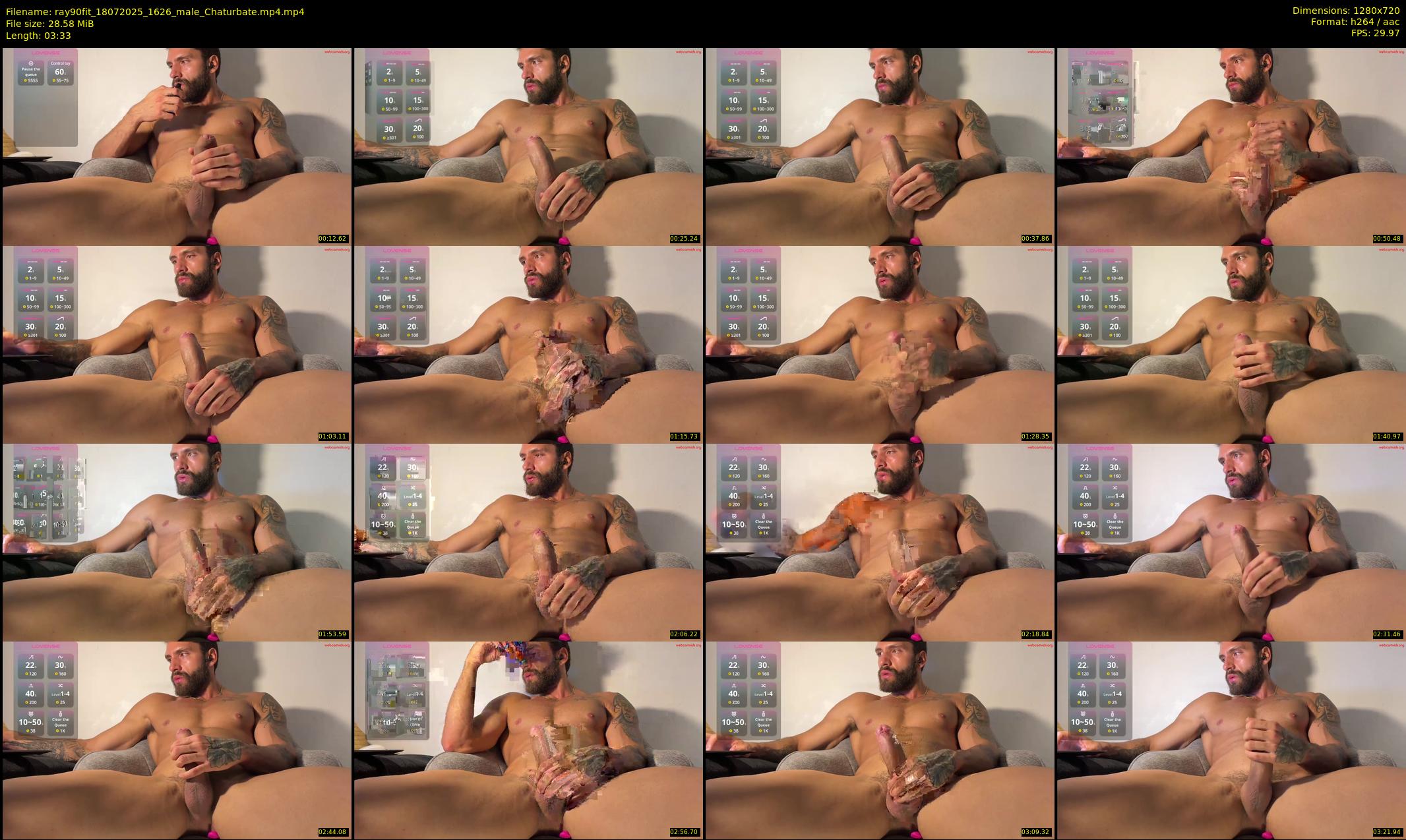ray90fit — 4 minute Chaturbate male cam show recording, 720p, Jul 18, 2025