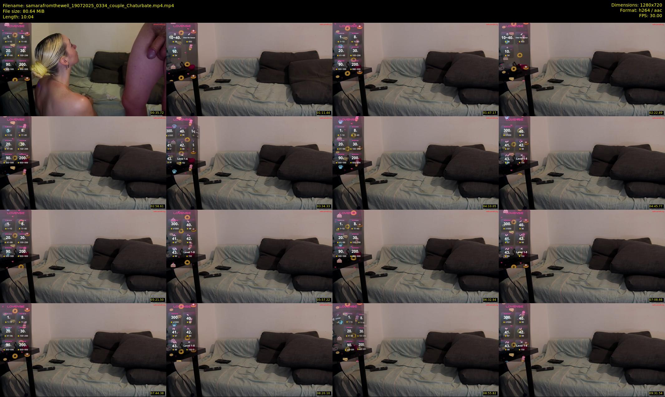 samarafromthewell — 11 minute Chaturbate female cam show recording, 720p, Jul 19, 2025