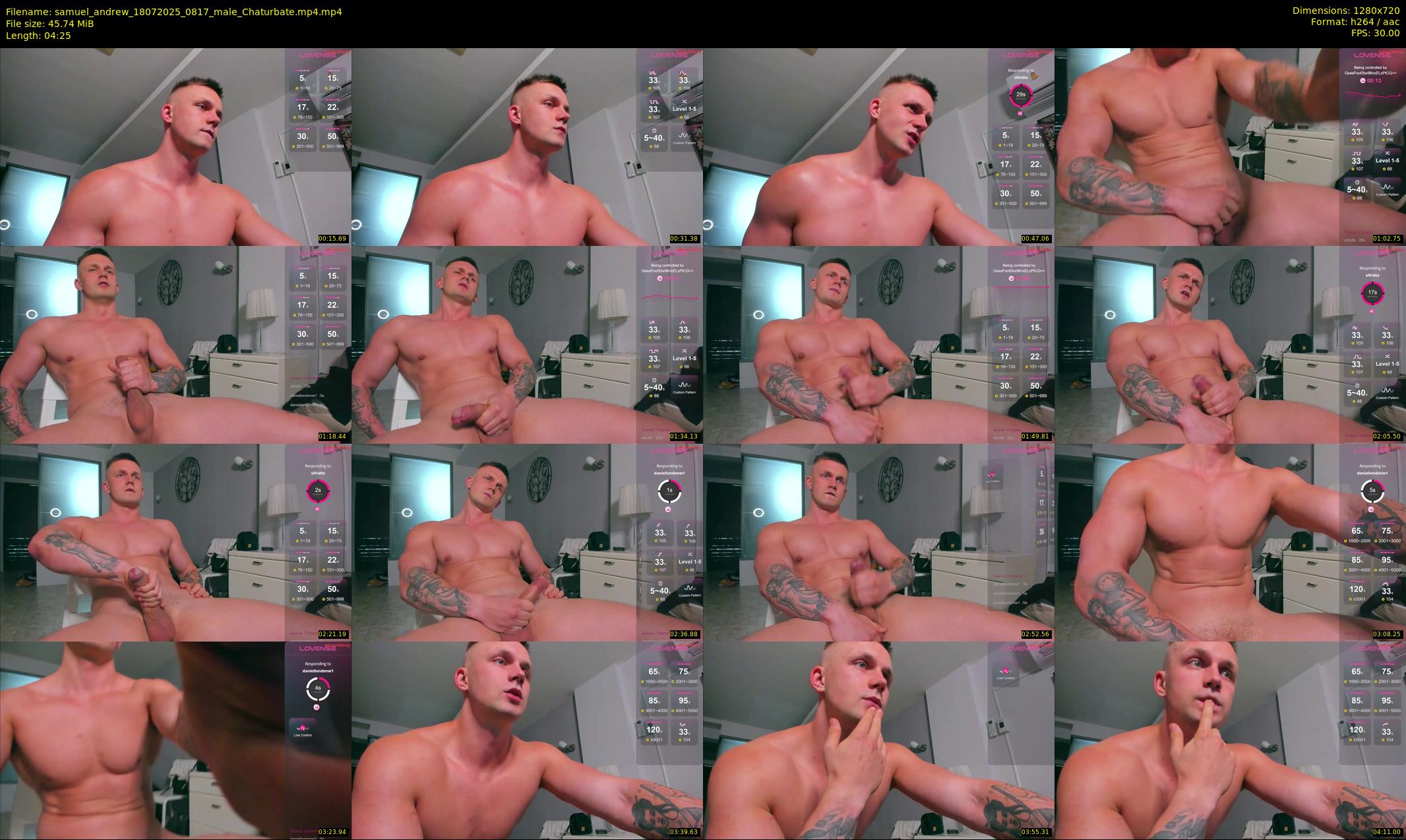 samuel_andrew — 5 minute Chaturbate male cam show recording, 720p, Jul 18, 2025