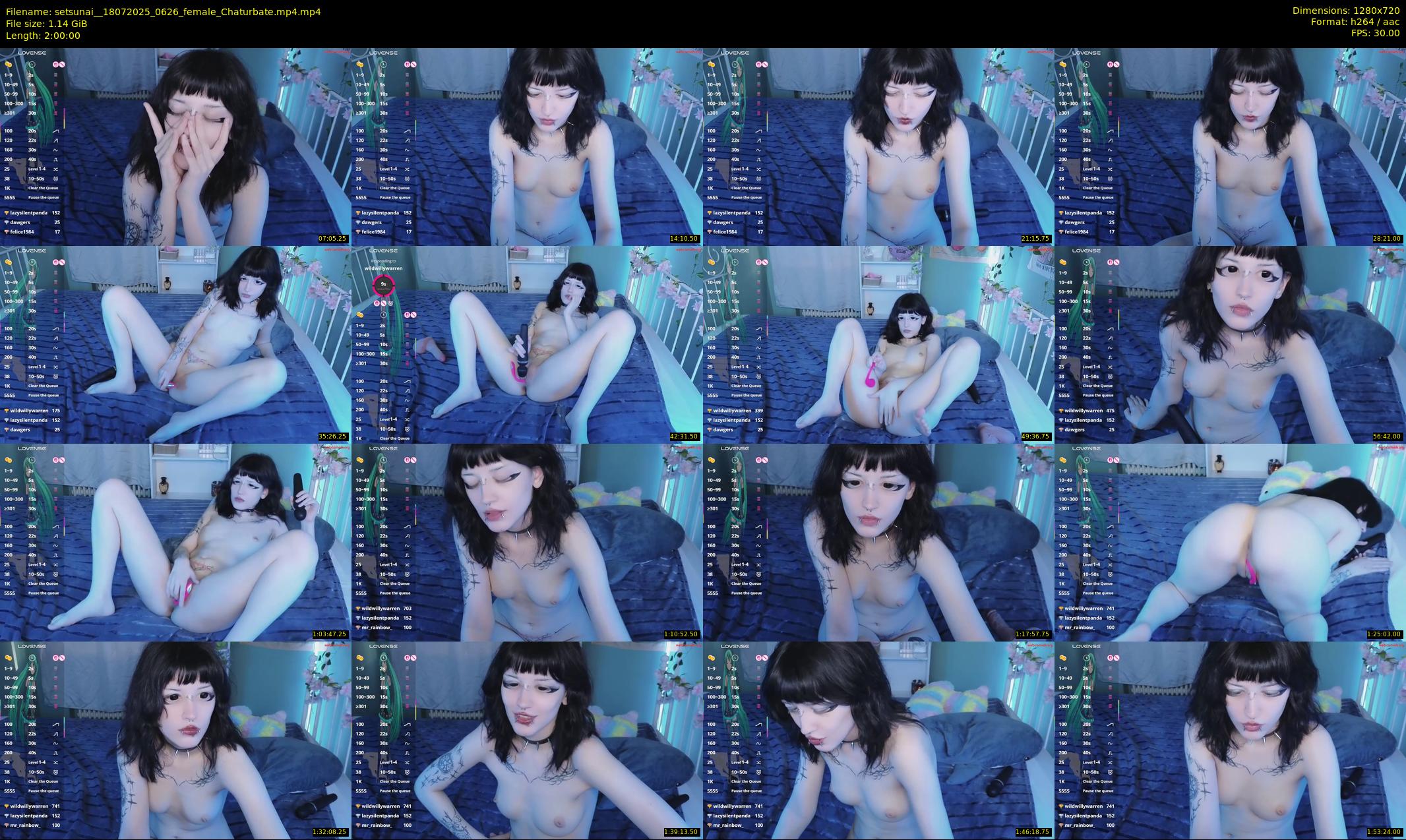 setsunai_ — 120 minute Chaturbate female cam show recording, 720p, Jul 18, 2025