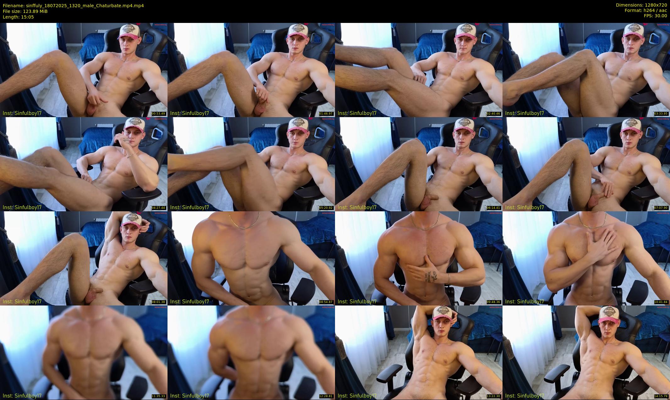 sinffuly — 16 minute Chaturbate male cam show recording, 720p, Jul 18, 2025