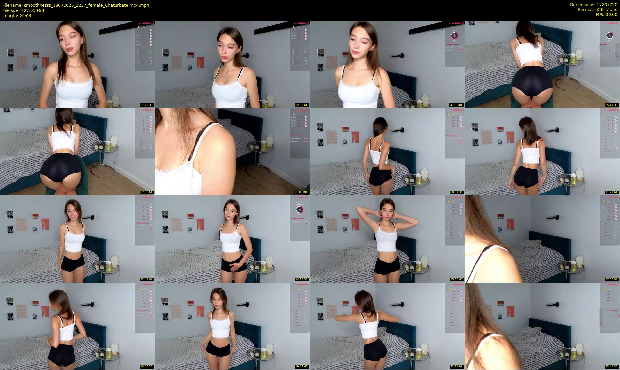 smoothnesss — 25 minute Chaturbate female cam show recording, 720p, Jul 18, 2025