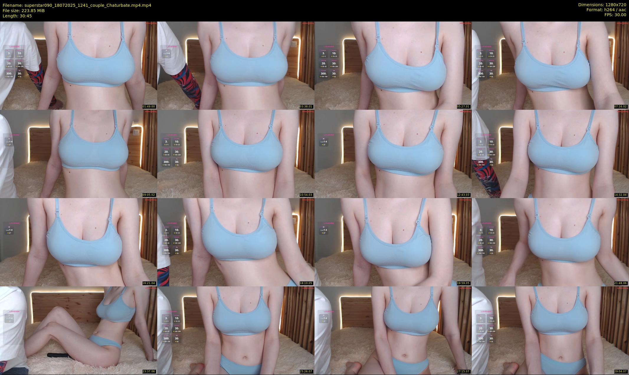 superstar090 — 31 minute Chaturbate couple cam show recording, 720p, Jul 18, 2025