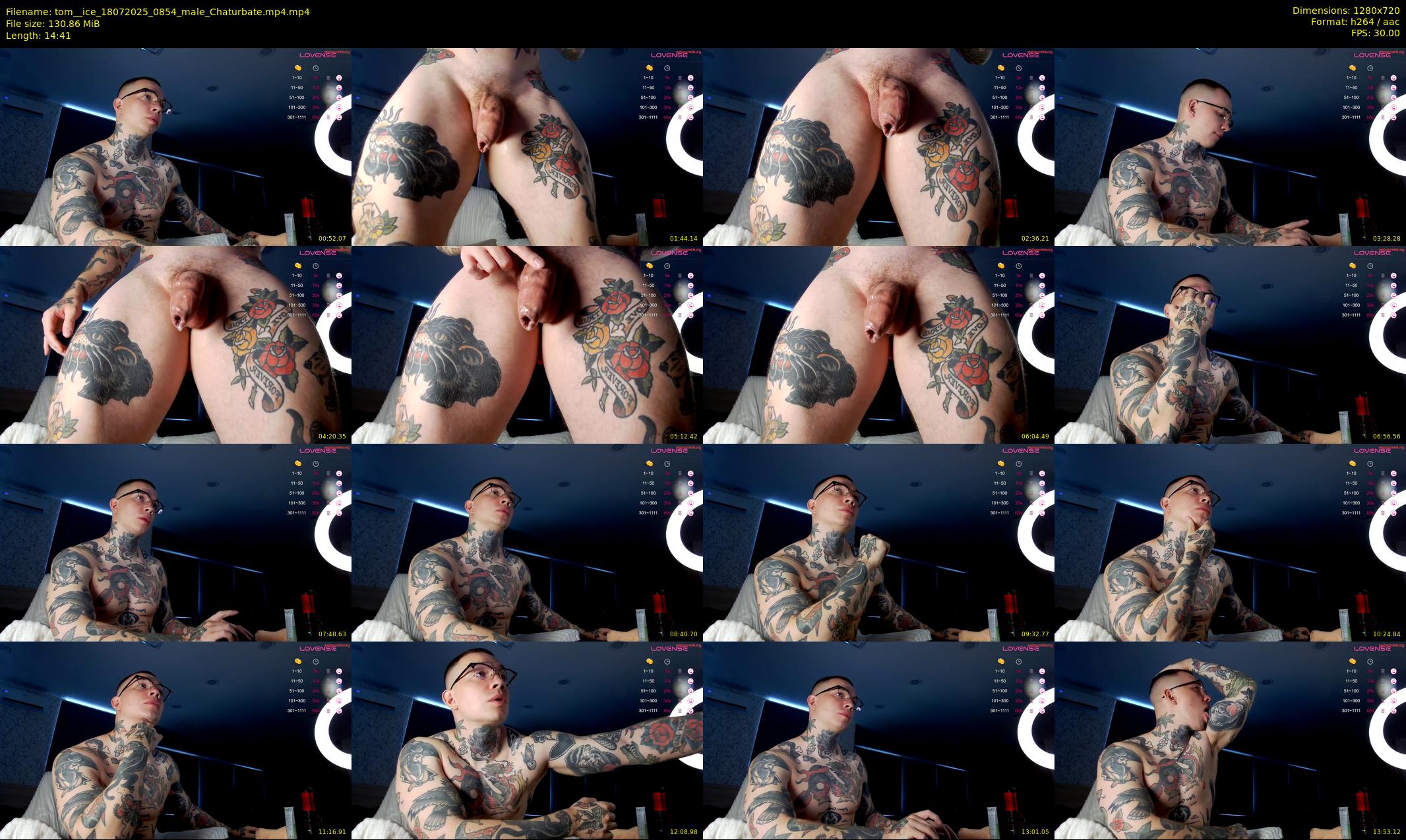 tom__ice — 15 minute Chaturbate male cam show recording, 720p, Jul 18, 2025