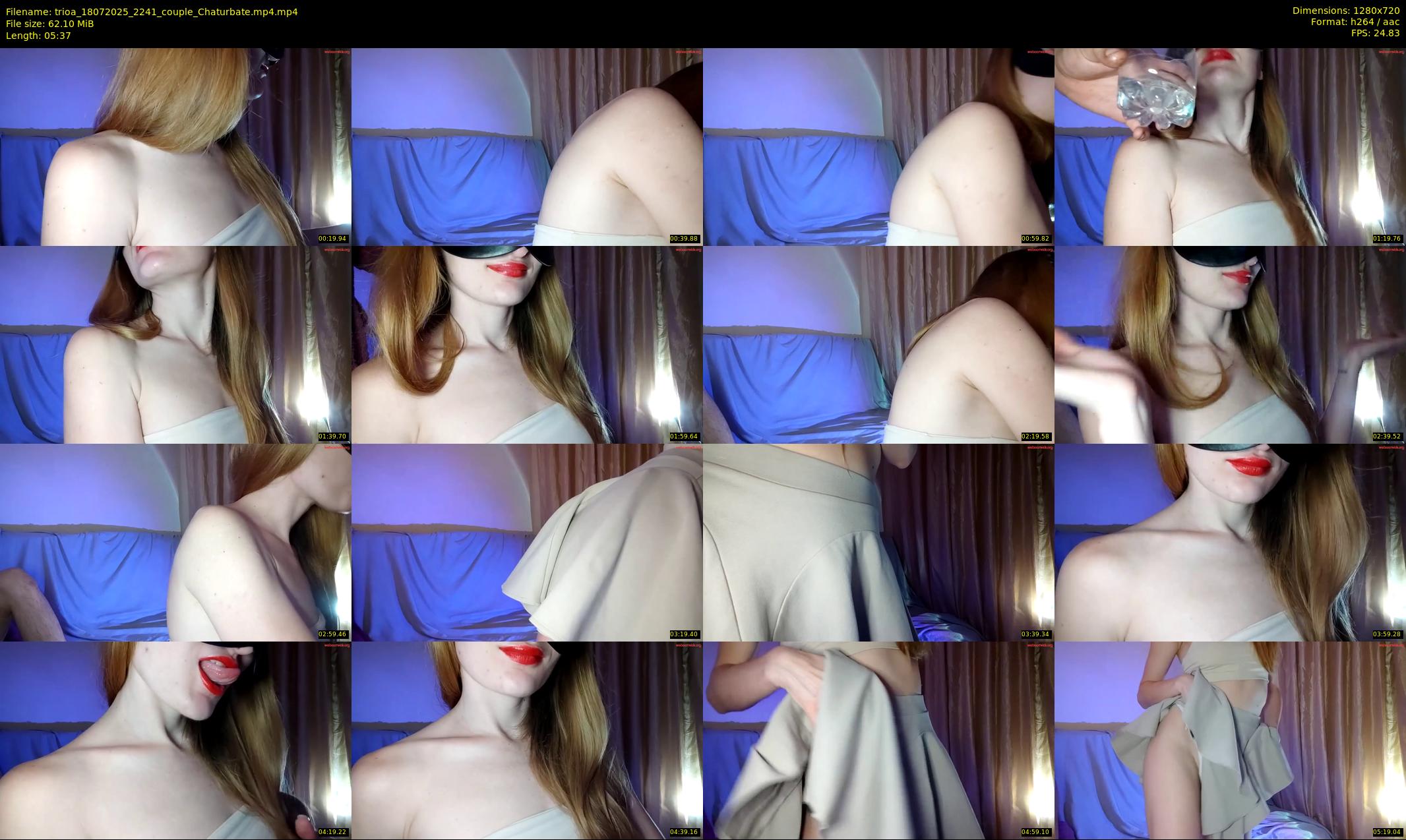 trioa — 6 minute Chaturbate couple cam show recording, 720p, Jul 18, 2025