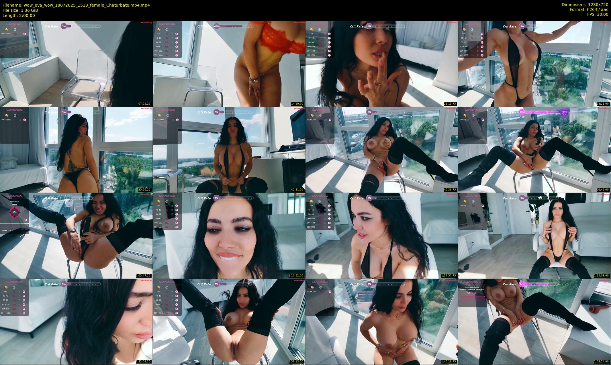wow_eva_wow — 120 minute Chaturbate female cam show recording, 720p, Jul 18, 2025