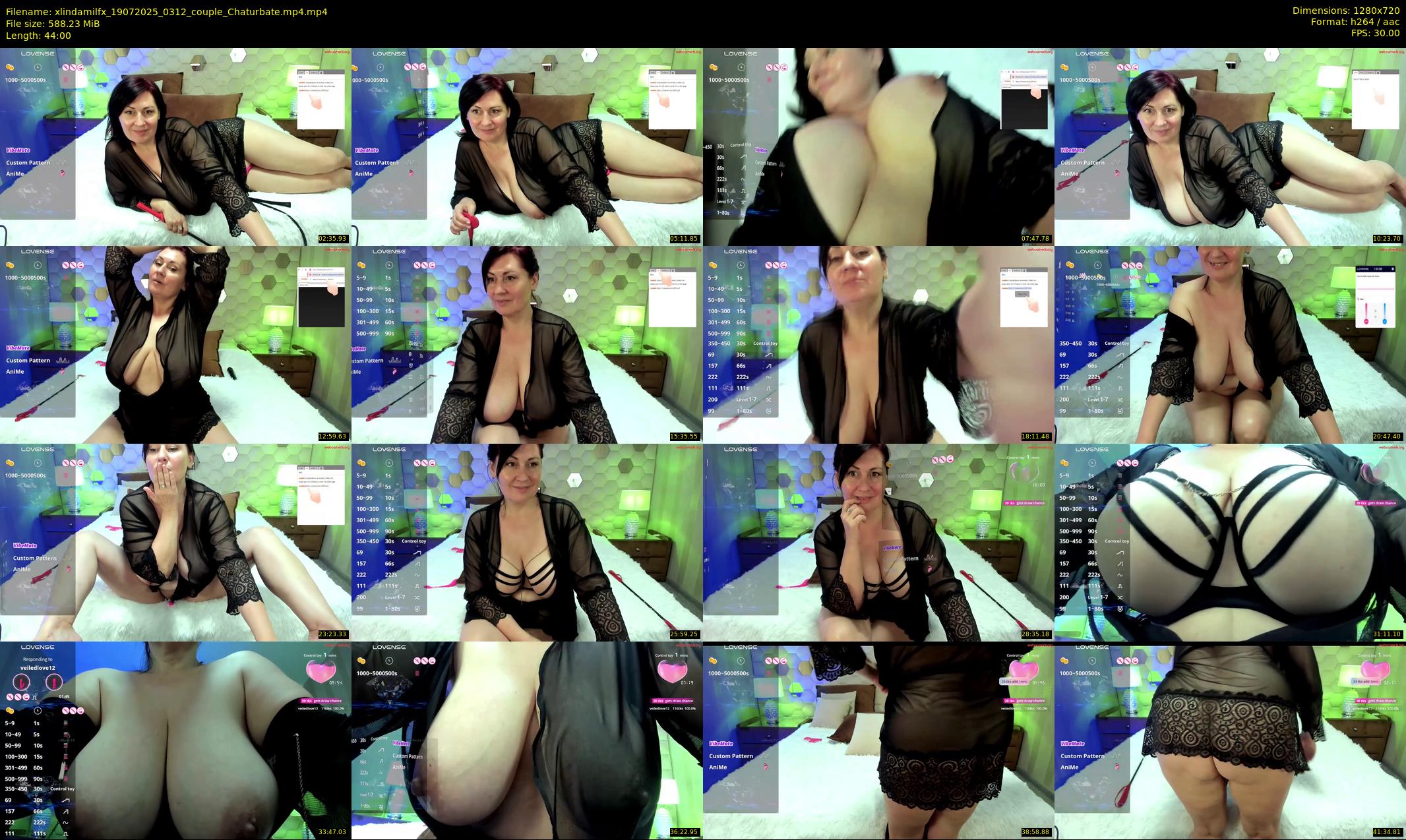 xlindamilfx — 44 minute Chaturbate female cam show recording, 720p, Jul 19, 2025