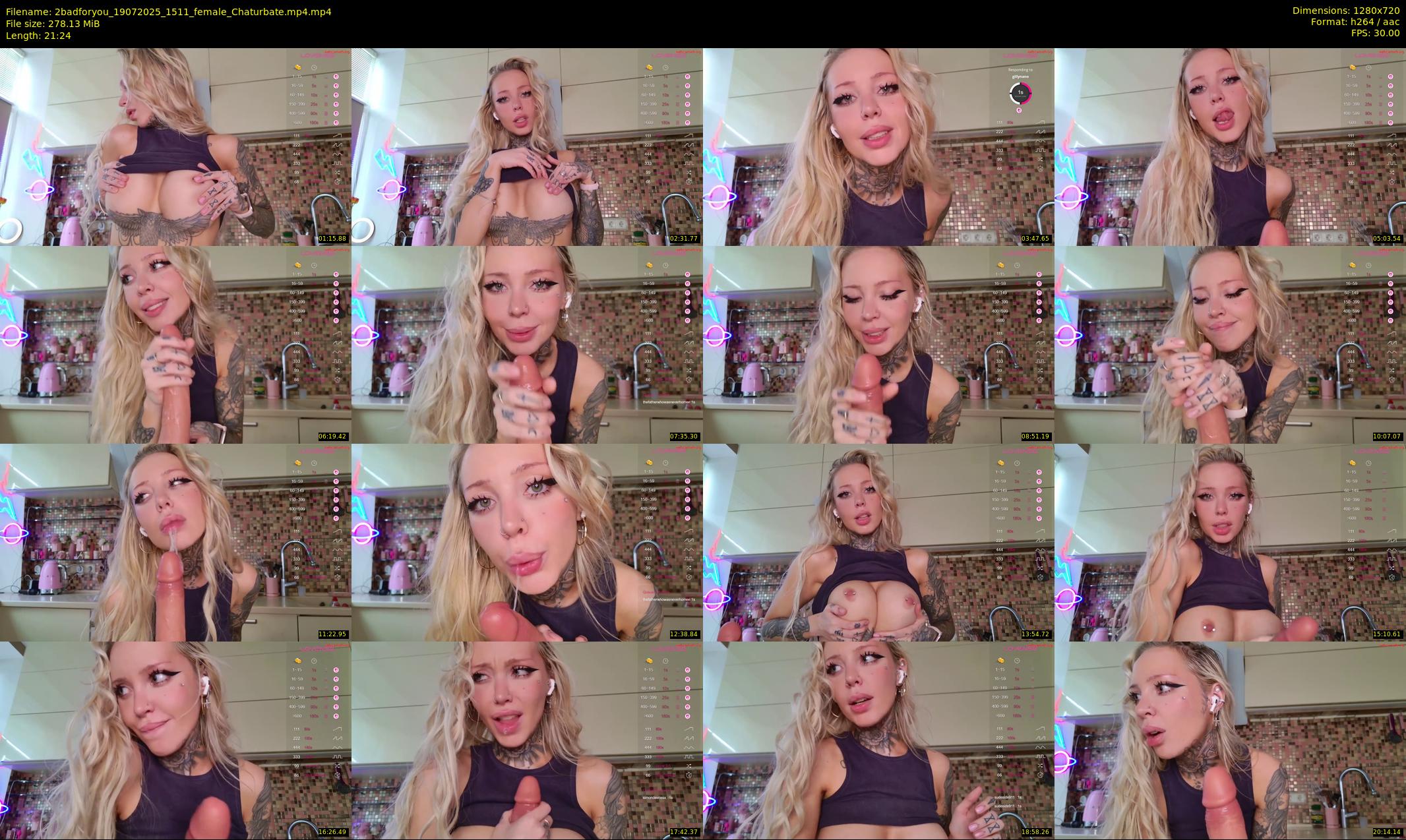 2badforyou — 22 minute Chaturbate couple cam show recording, 720p, Jul 19, 2025