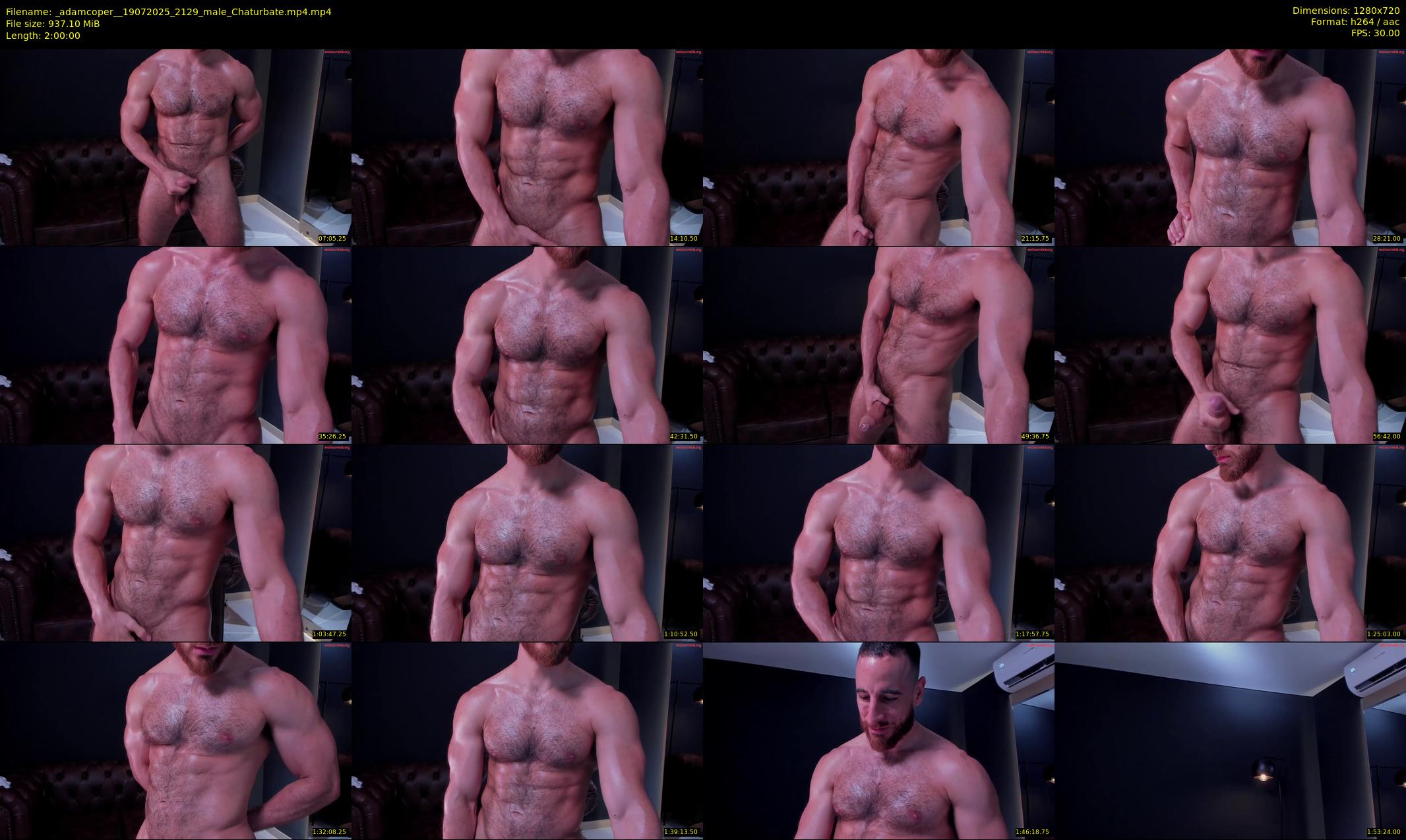 _adamcoper_ — 120 minute Chaturbate male cam show recording, 720p, Jul 19, 2025