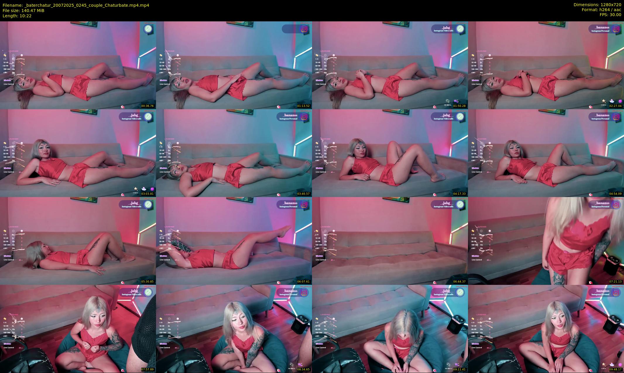 _baterchatur — 11 minute Chaturbate couple cam show recording, 720p, Jul 20, 2025