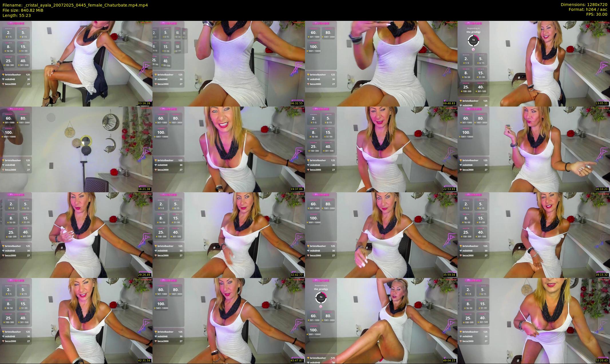_cristal_ayala — 56 minute Chaturbate female cam show recording, 720p, Jul 20, 2025