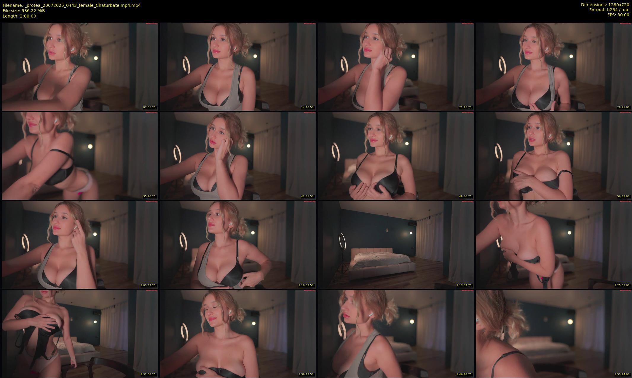 _protea — 120 minute Chaturbate female cam show recording, 720p, Jul 20, 2025