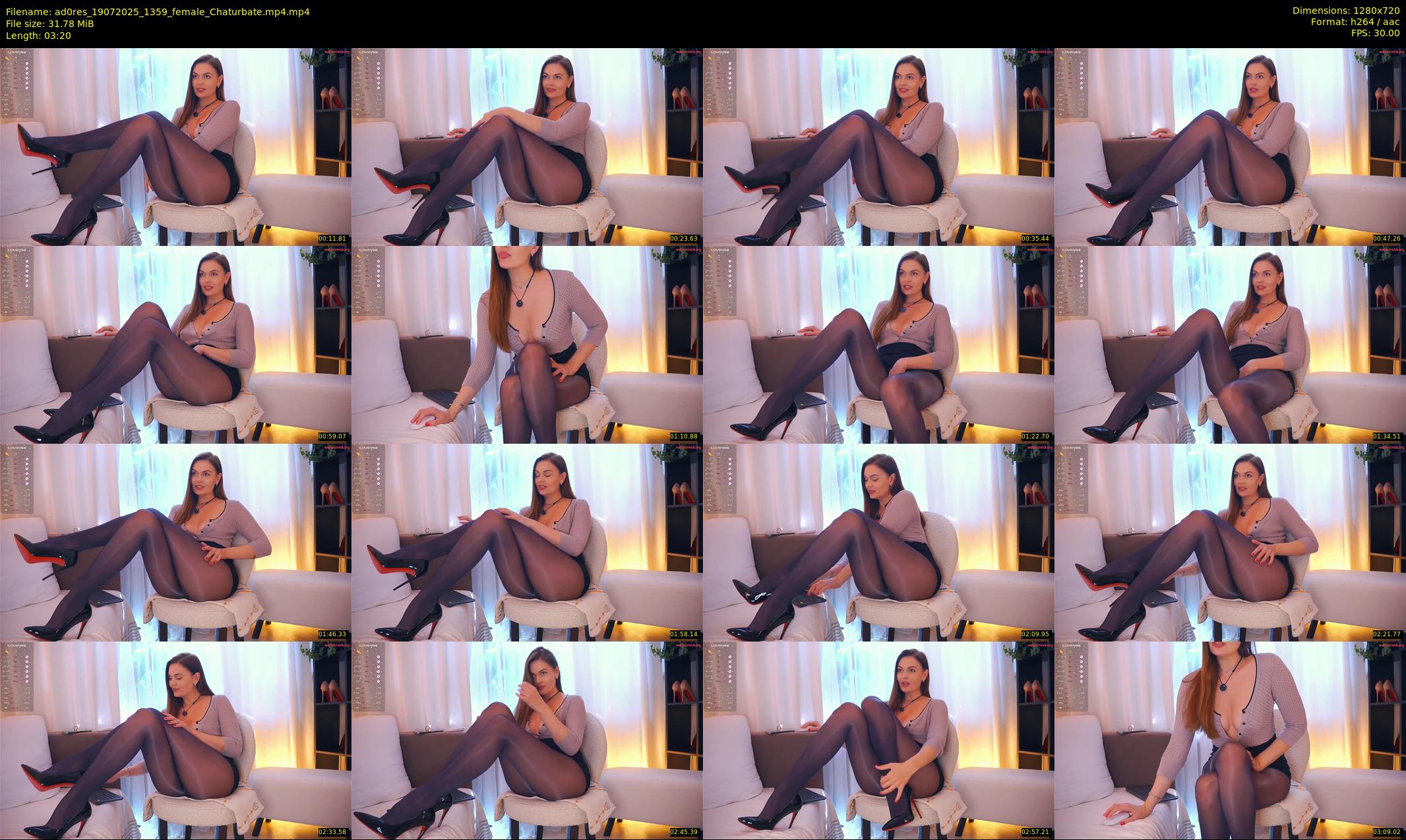 ad0res — 4 minute Chaturbate female cam show recording, 720p, Jul 19, 2025