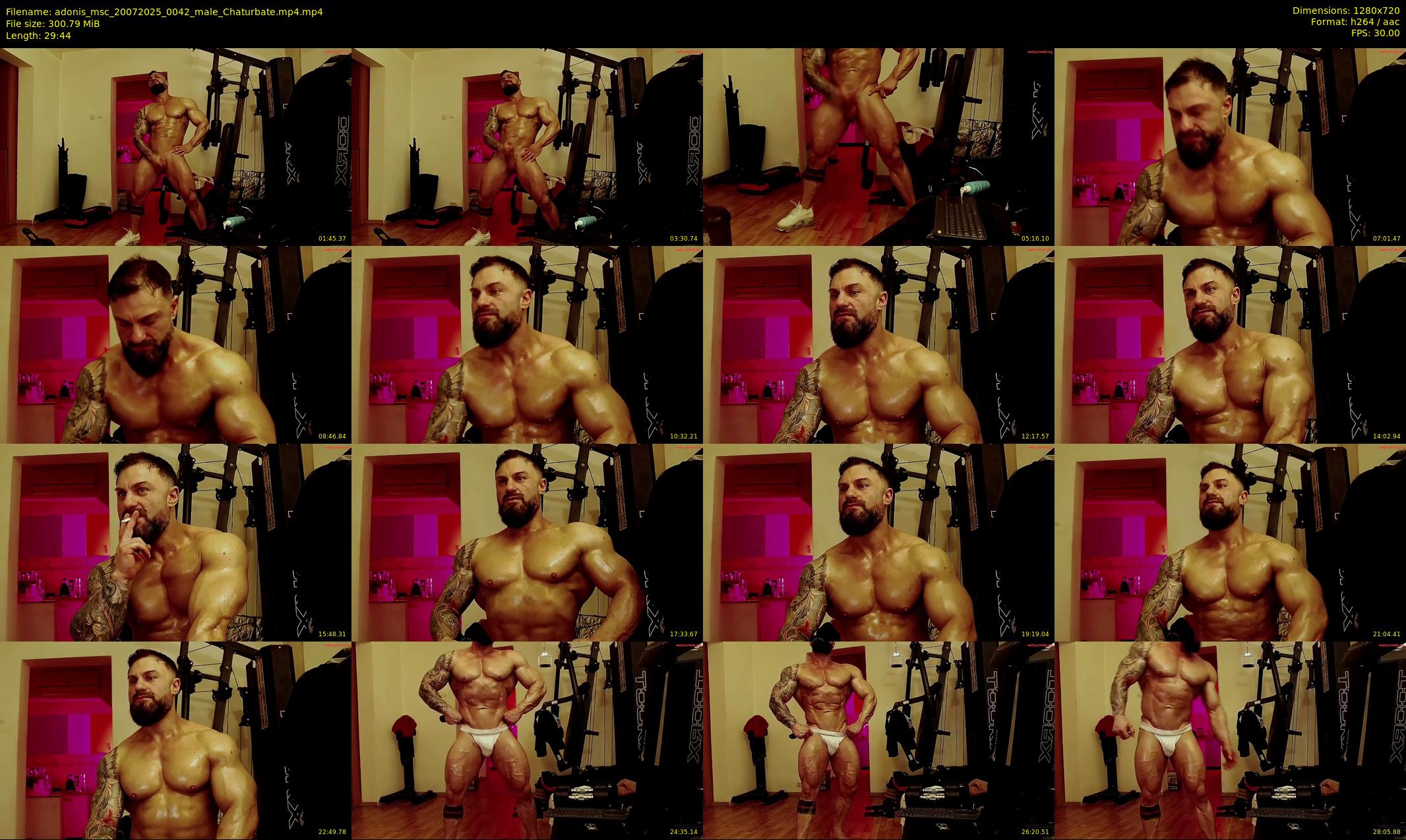 adonis_msc — 30 minute Chaturbate male cam show recording, 720p, Jul 20, 2025
