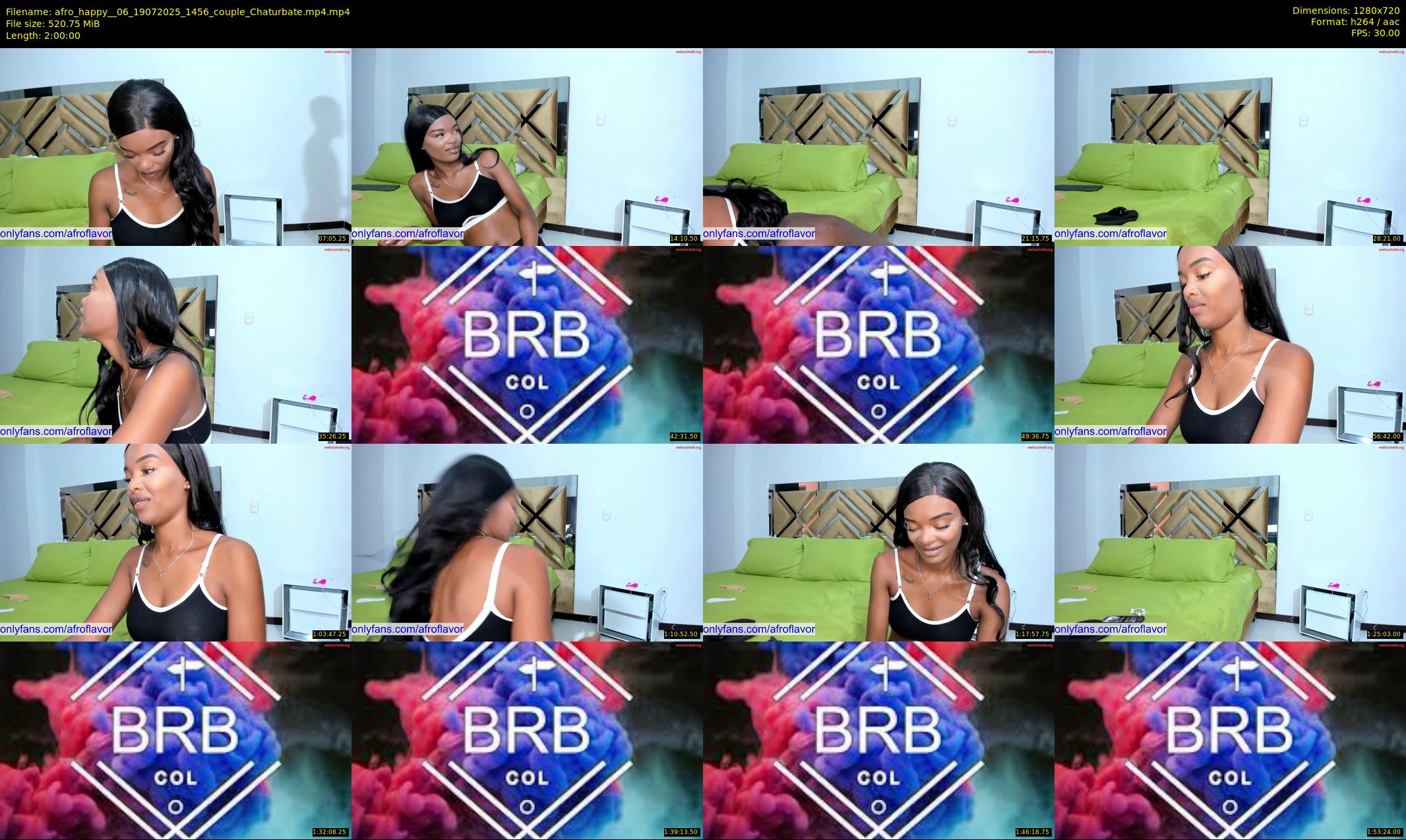 afro_happy__06 — 120 minute Chaturbate couple cam show recording, 720p, Jul 19, 2025