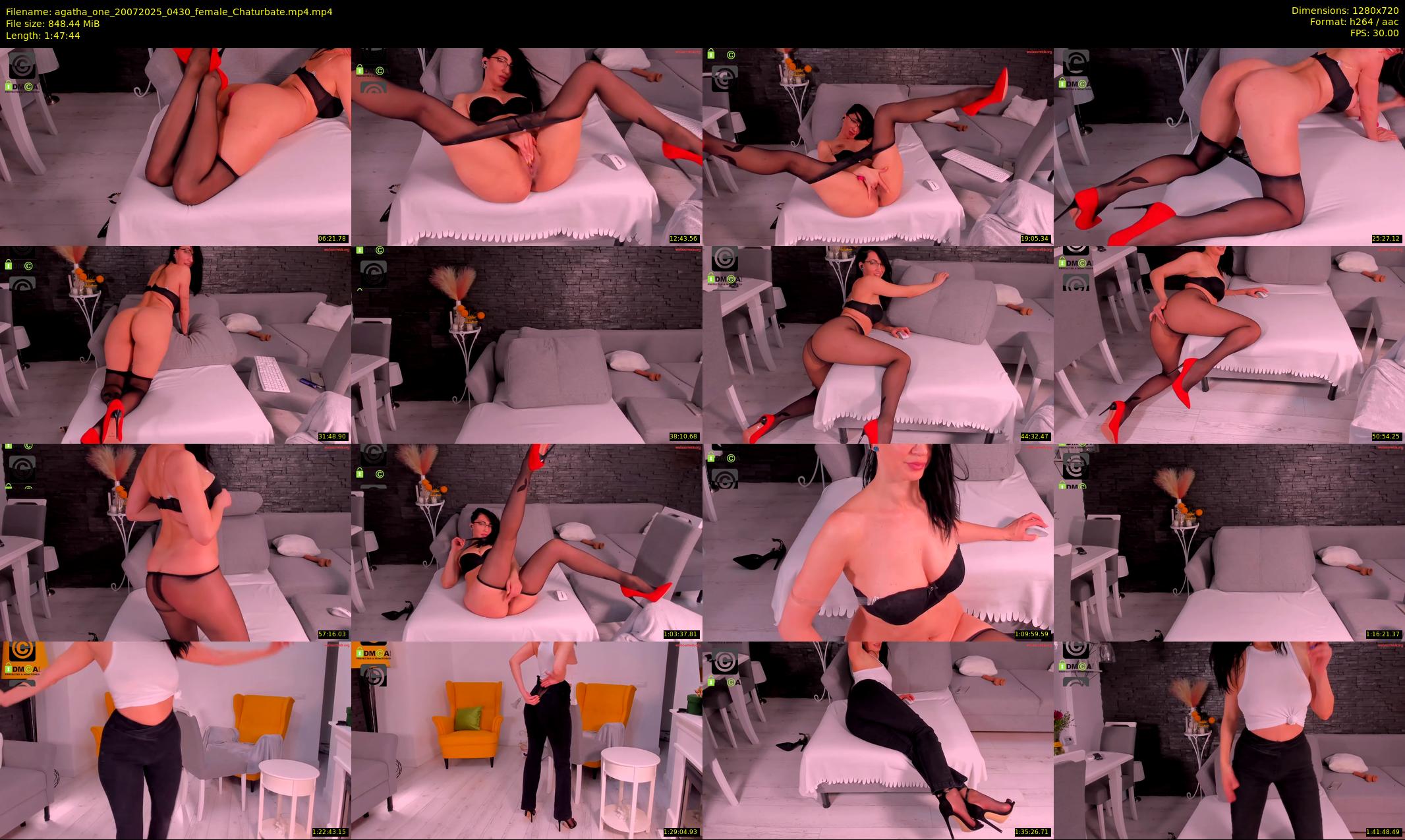 agatha_one — 108 minute Chaturbate female cam show recording, 720p, Jul 20, 2025