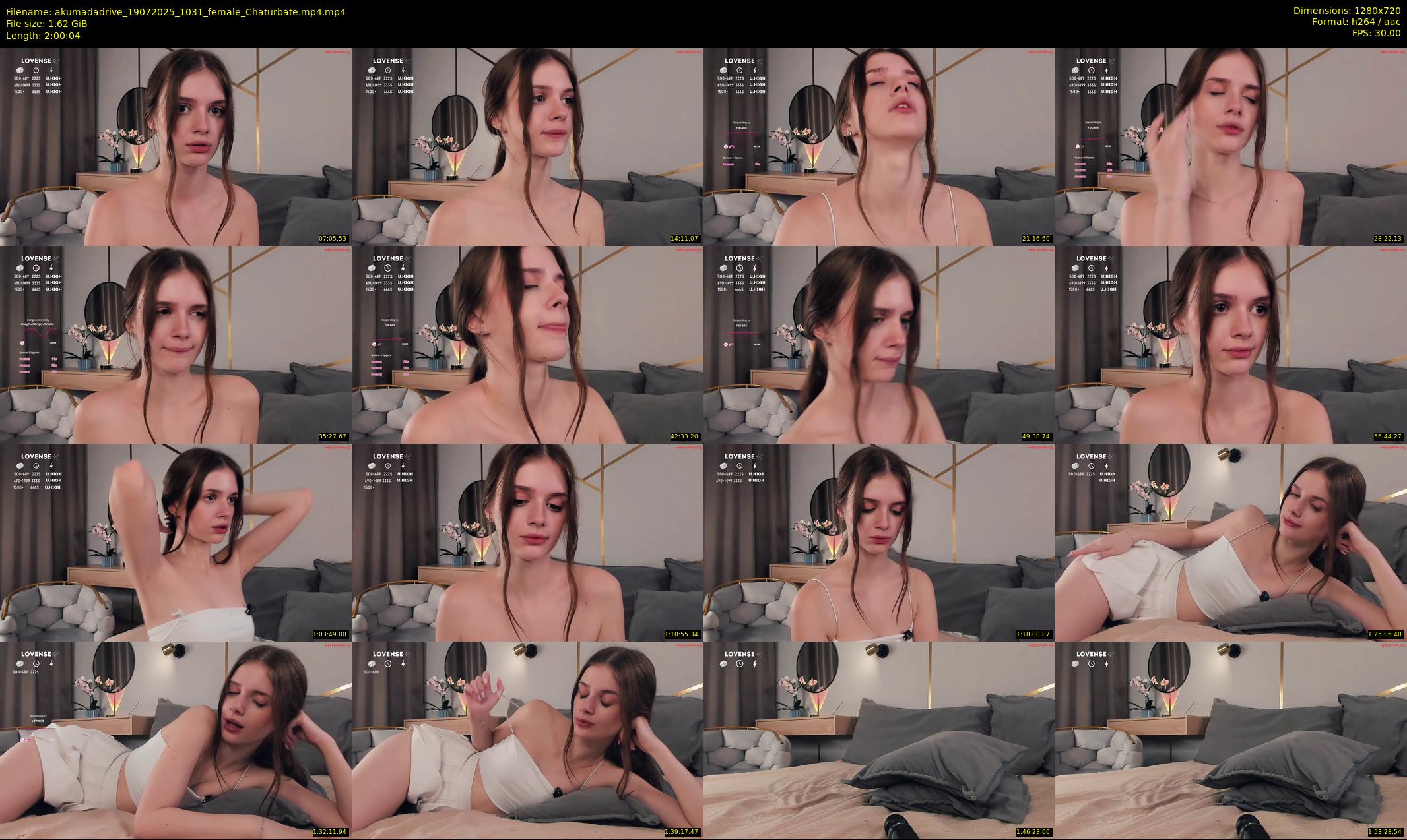 akumadadrive — 121 minute Chaturbate female cam show recording, 720p, Jul 19, 2025
