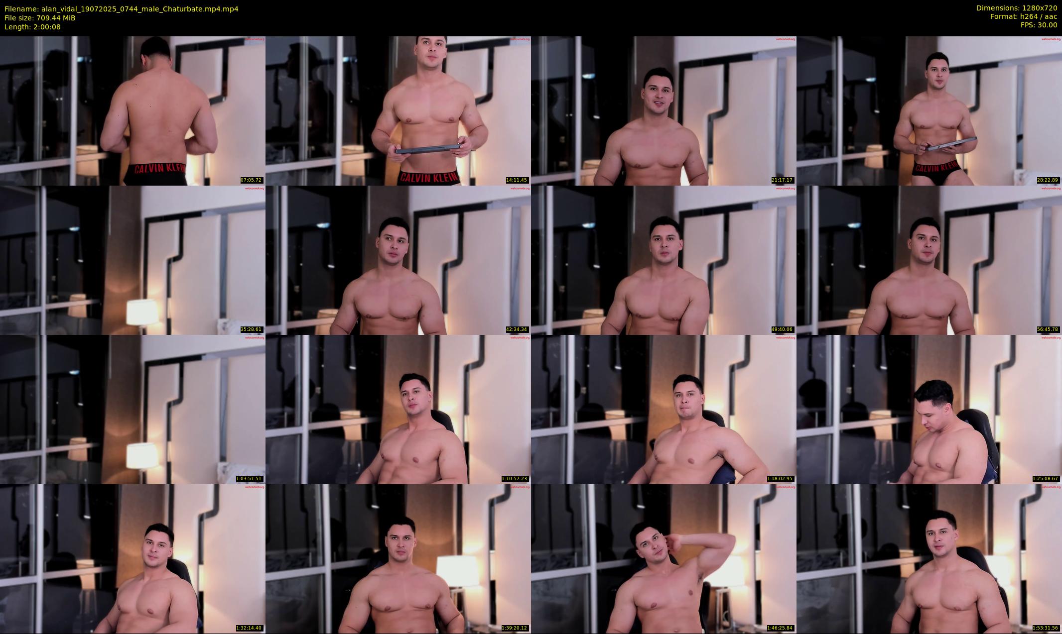 alan_vidal — 121 minute Chaturbate male cam show recording, 720p, Jul 19, 2025