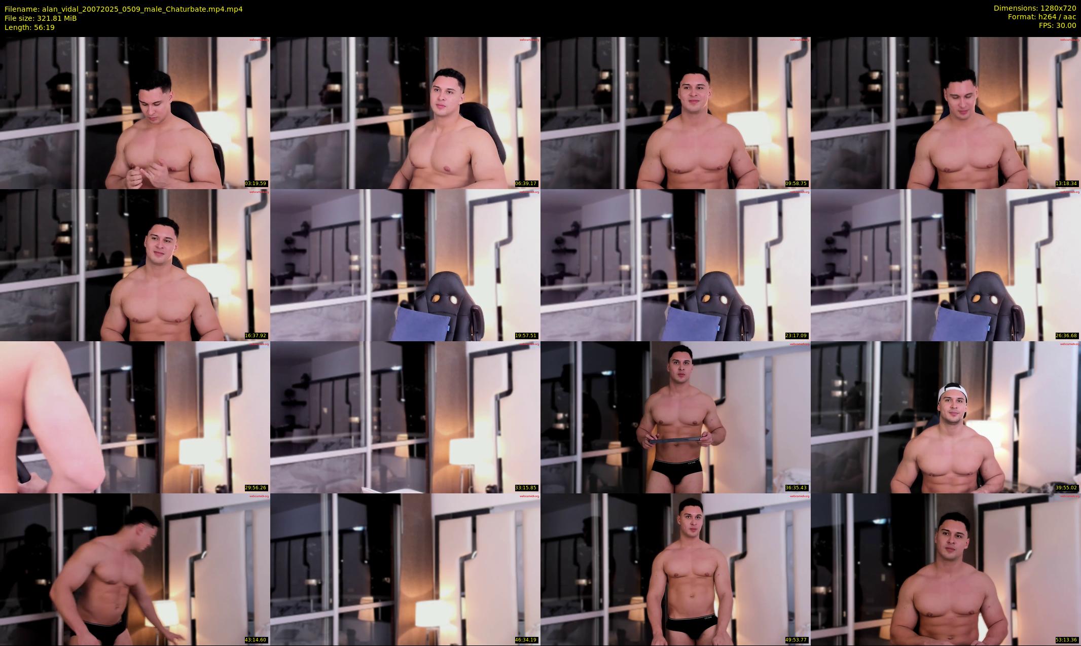alan_vidal — 57 minute Chaturbate male cam show recording, 720p, Jul 20, 2025