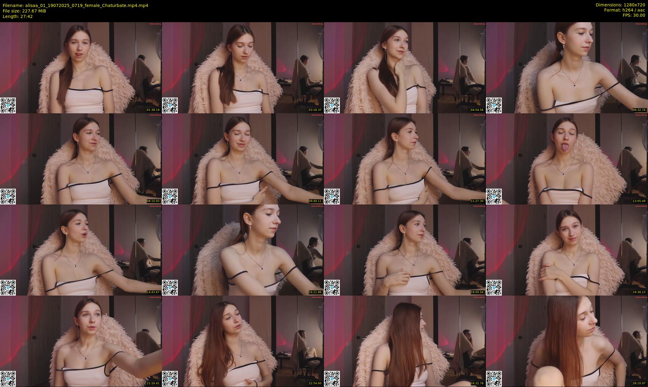 alisaa_01 — 28 minute Chaturbate female cam show recording, 720p, Jul 19, 2025