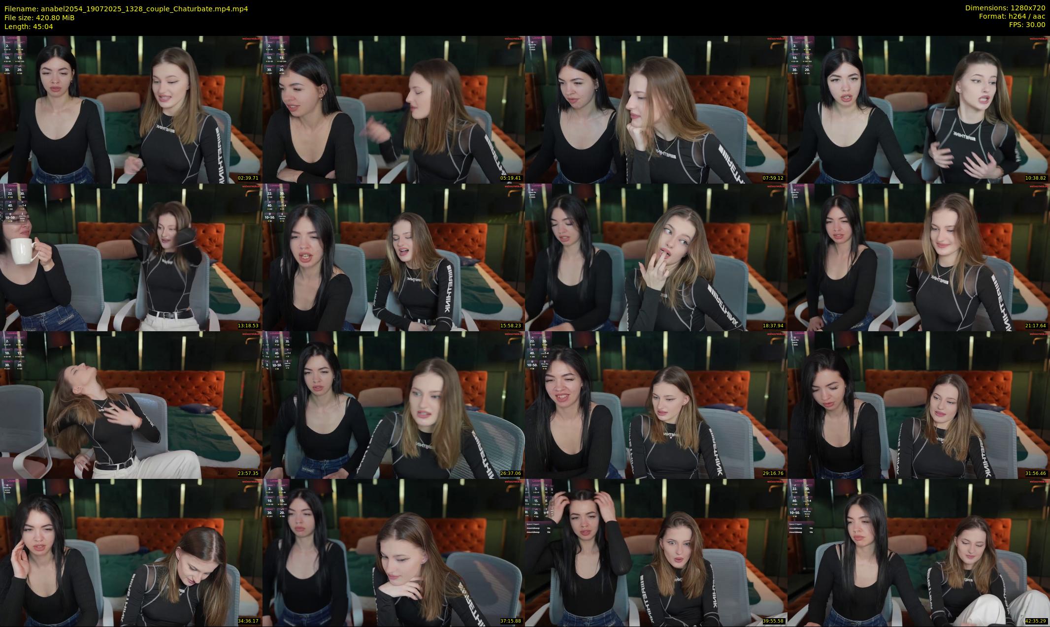 anabel2054 — 46 minute Chaturbate female cam show recording, 720p, Jul 19, 2025