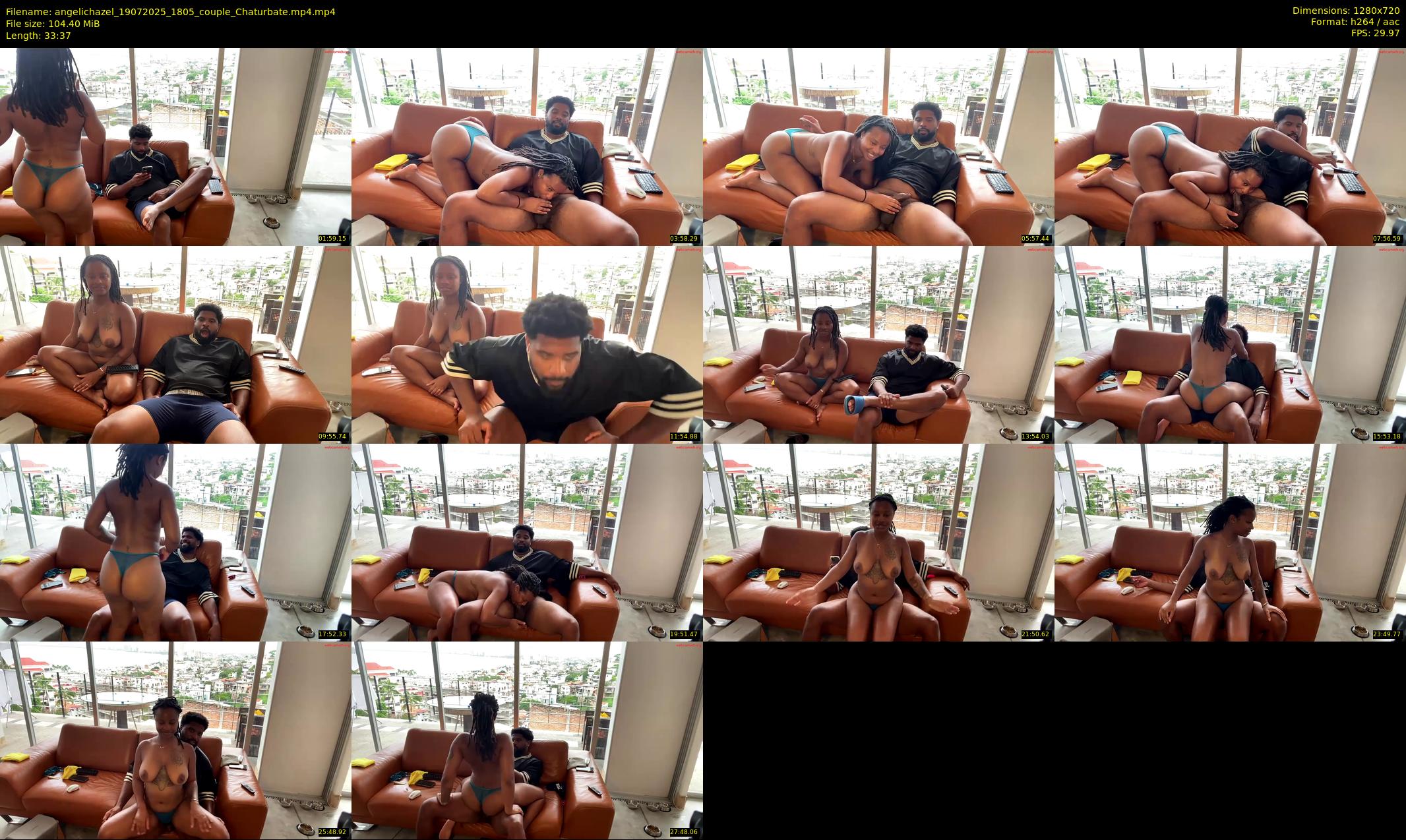 angelichazel — 34 minute Chaturbate couple cam show recording, 720p, Jul 19, 2025
