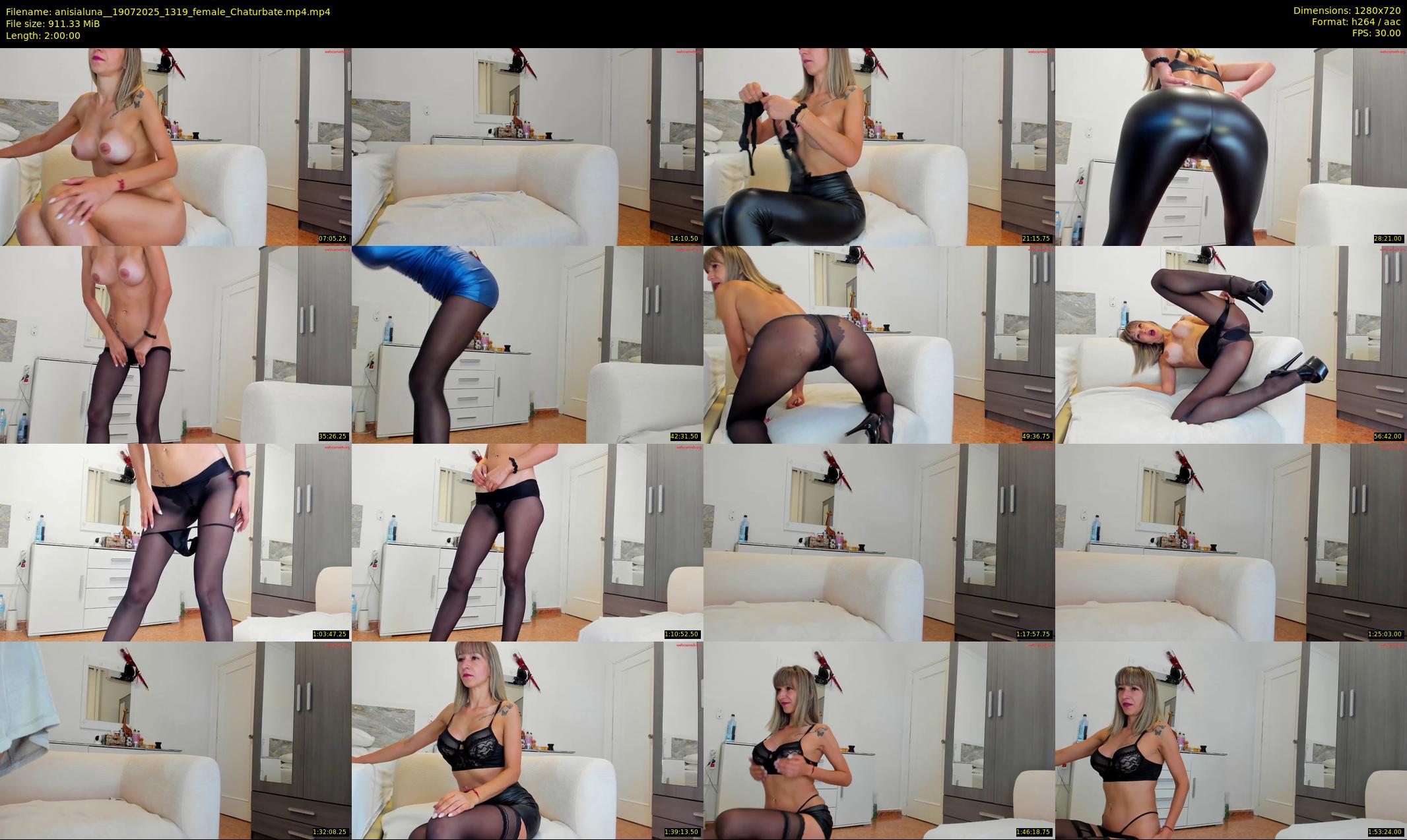 anisialuna_ — 120 minute Chaturbate female cam show recording, 720p, Jul 19, 2025
