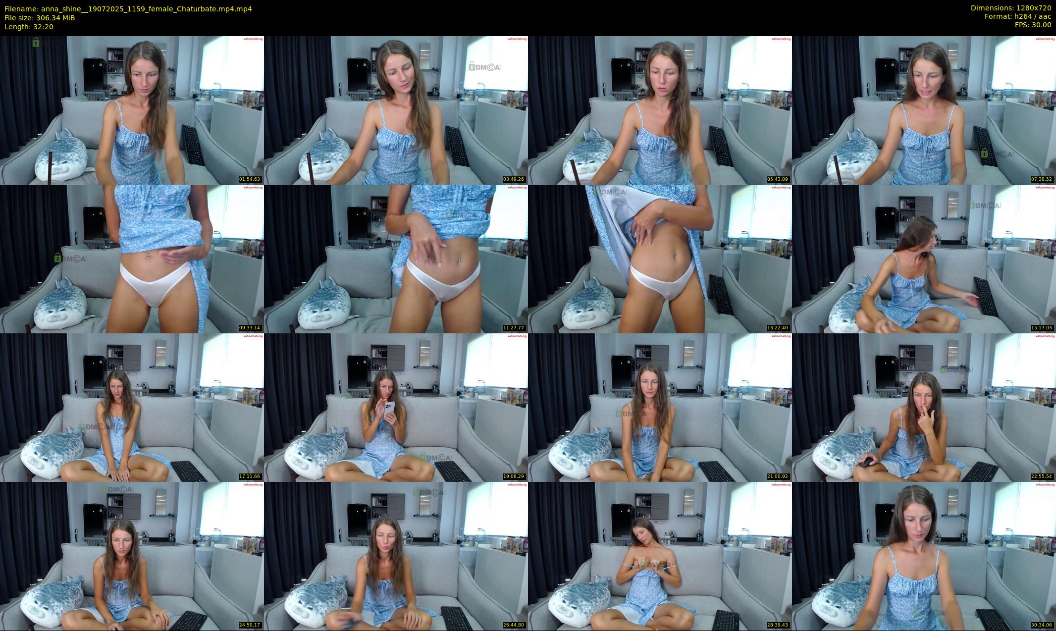 anna_shine_ — 33 minute Chaturbate female cam show recording, 720p, Jul 19, 2025