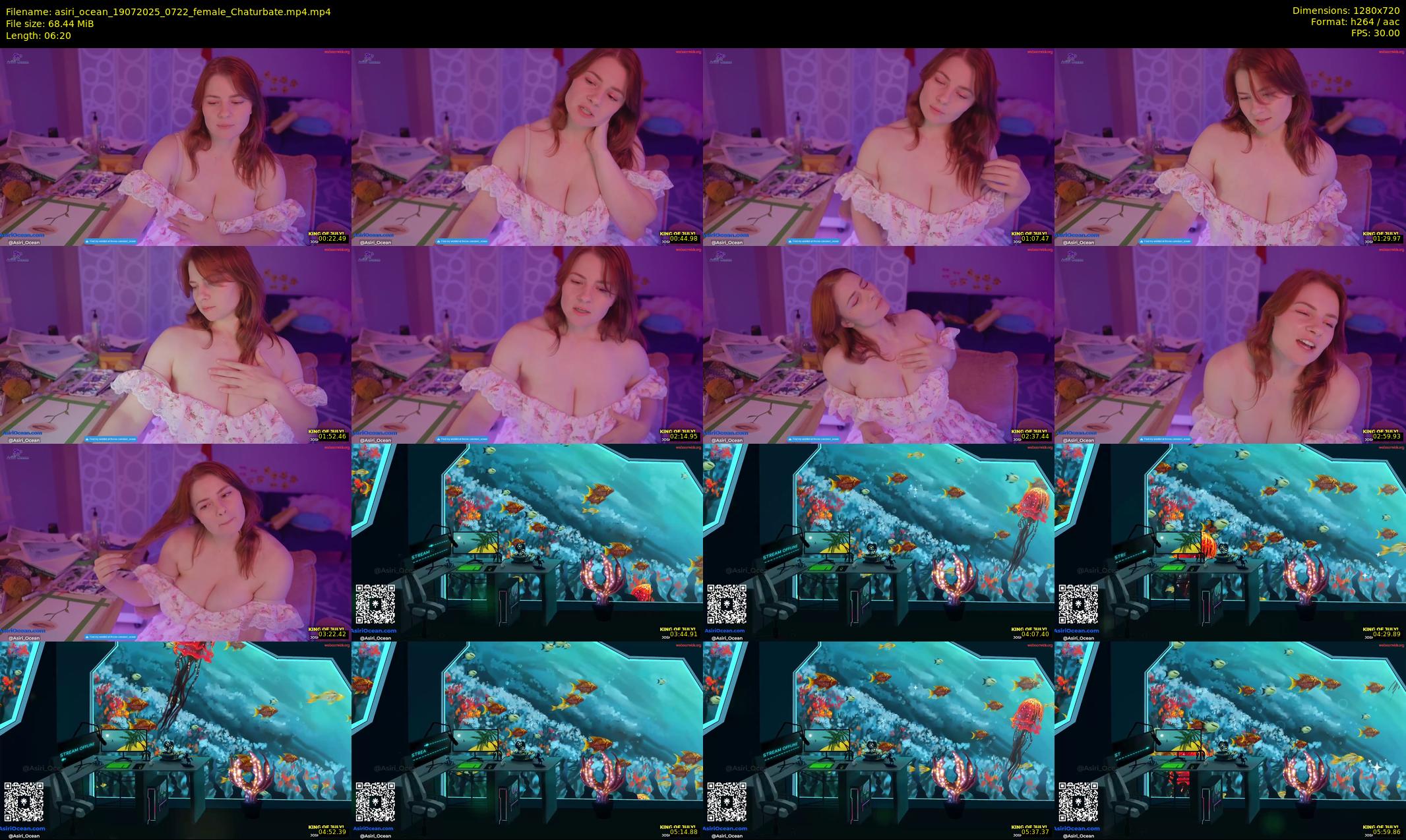 asiri_ocean — 7 minute Chaturbate female cam show recording, 720p, Jul 19, 2025