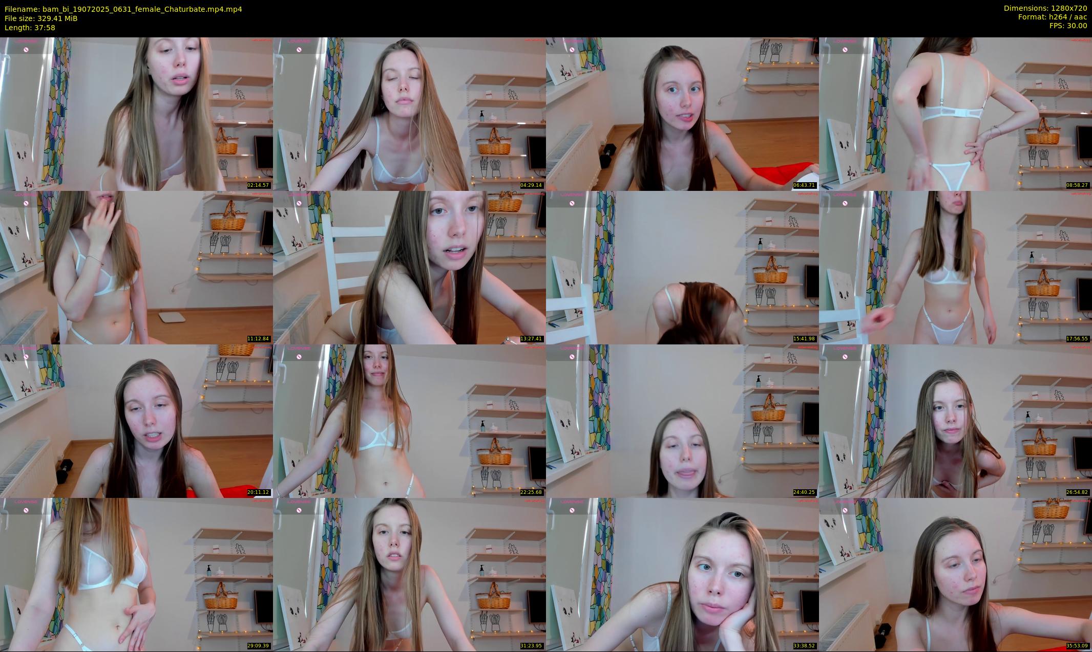 bam_bi — 38 minute Chaturbate female cam show recording, 720p, Jul 19, 2025