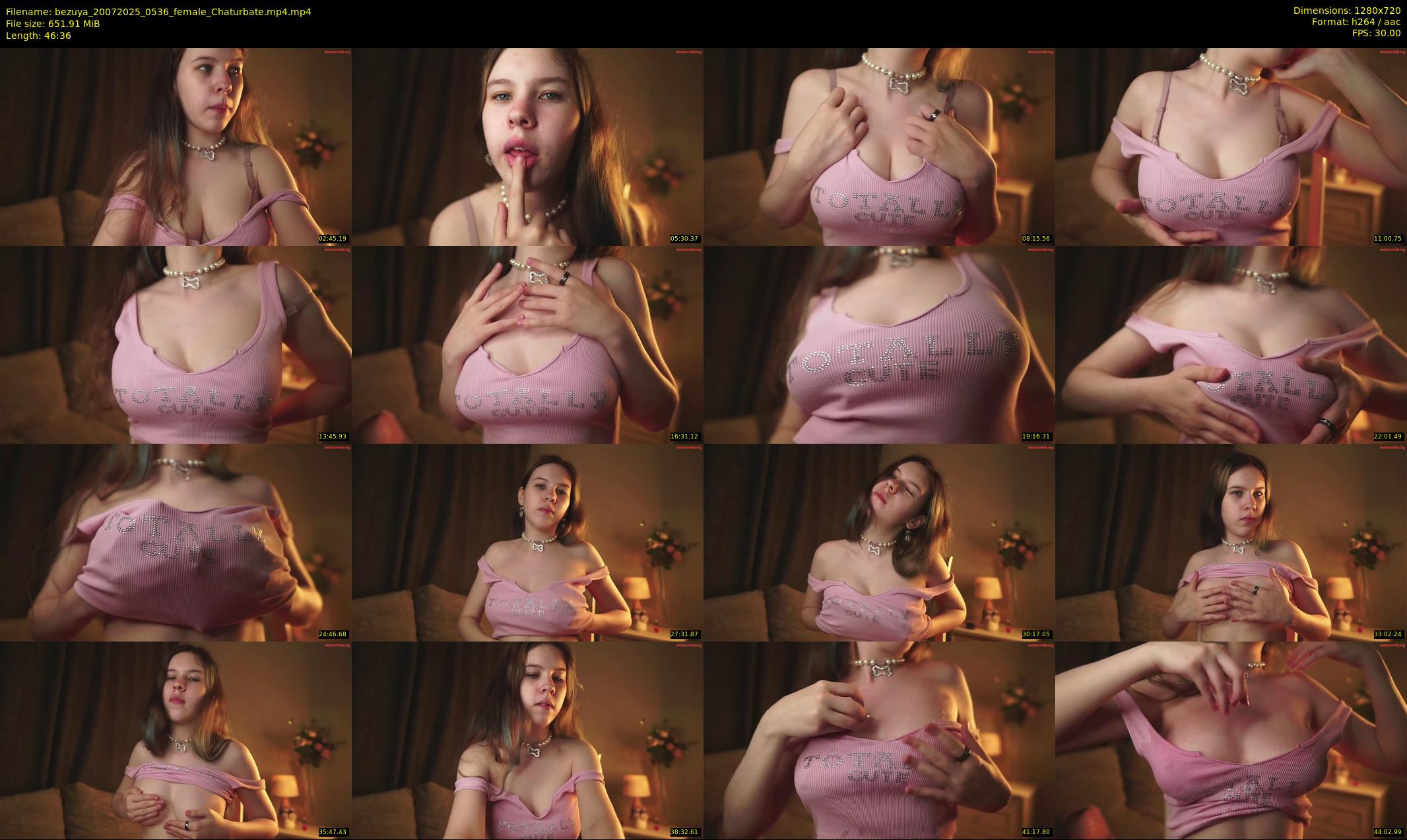 bezuya — 47 minute Chaturbate female cam show recording, 720p, Jul 20, 2025