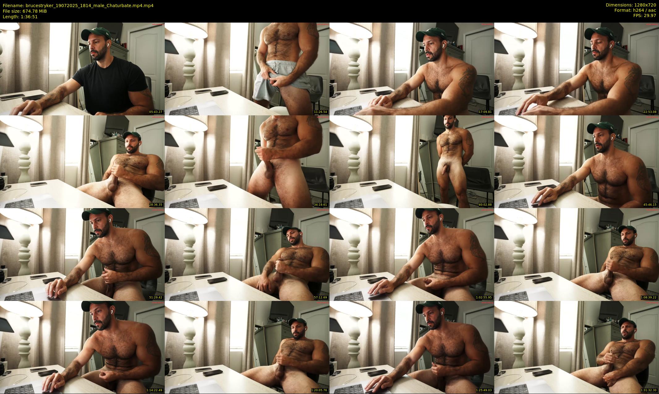 brucestryker — 97 minute Chaturbate male cam show recording, 720p, Jul 19, 2025