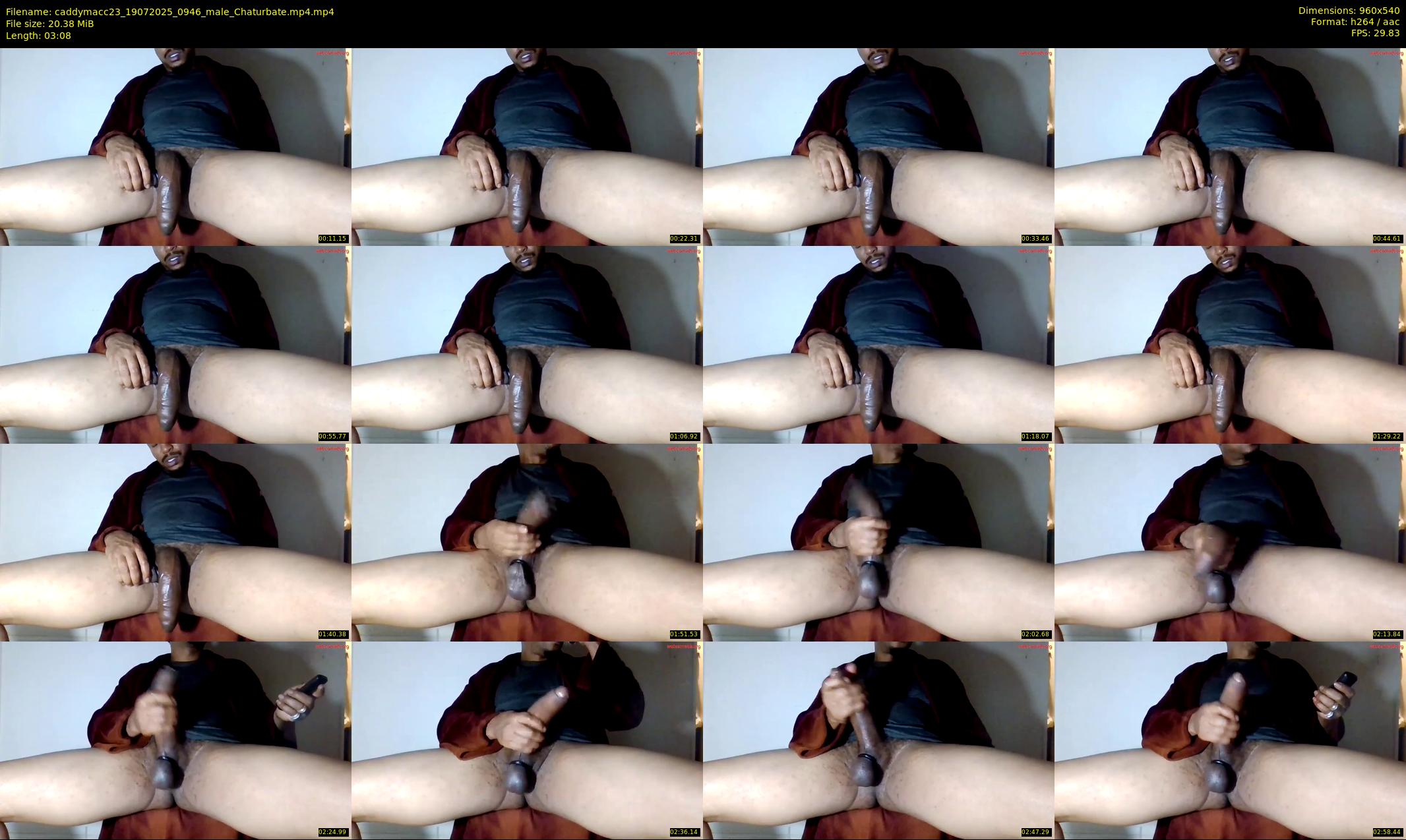 caddymacc23 — 4 minute Chaturbate male cam show recording, 480p, Jul 19, 2025
