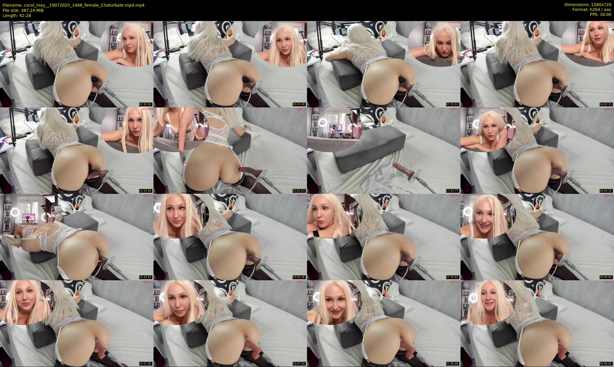 carol_may_ — 43 minute Chaturbate female cam show recording, 720p, Jul 19, 2025