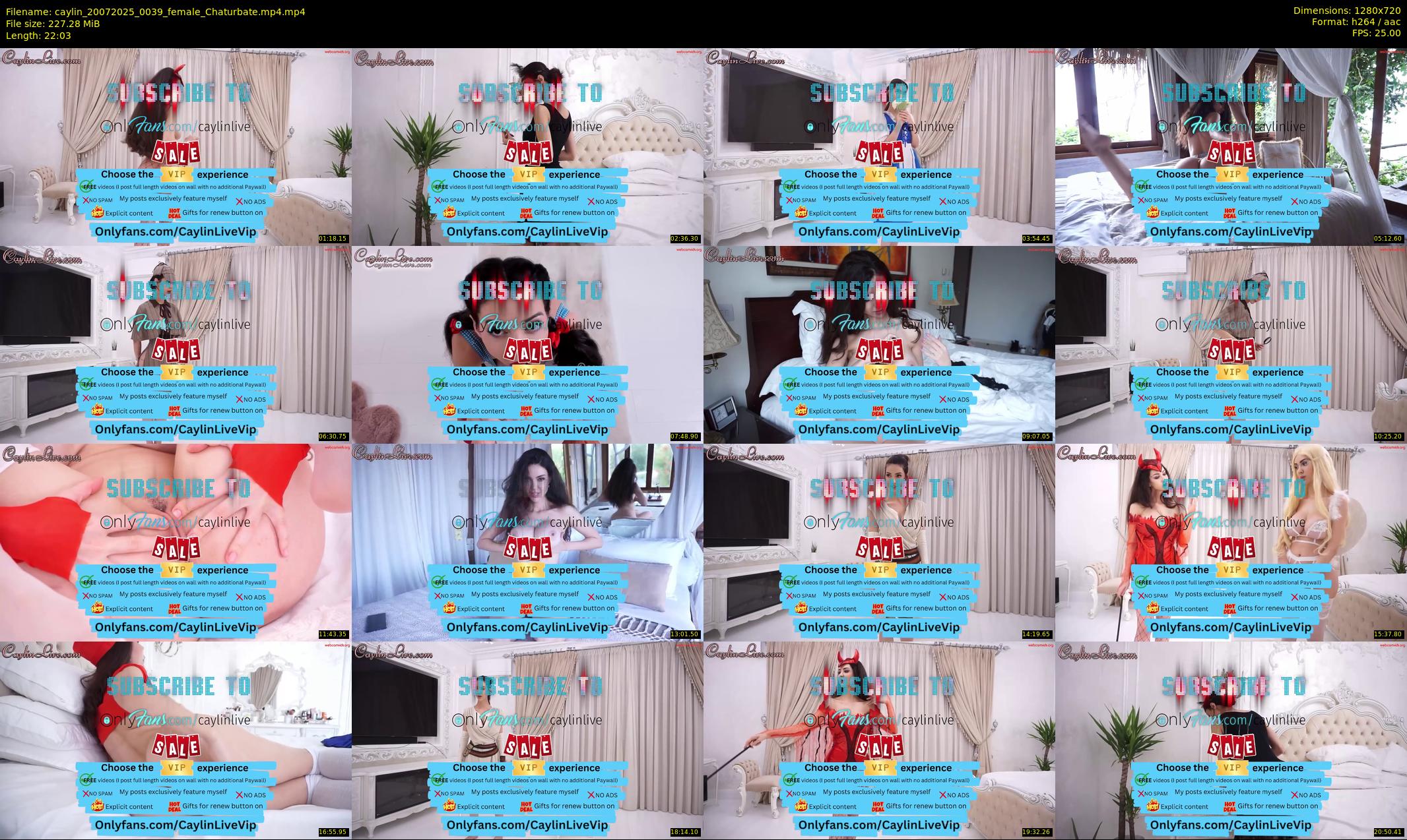 caylin — 23 minute Chaturbate female cam show recording, 720p, Jul 20, 2025