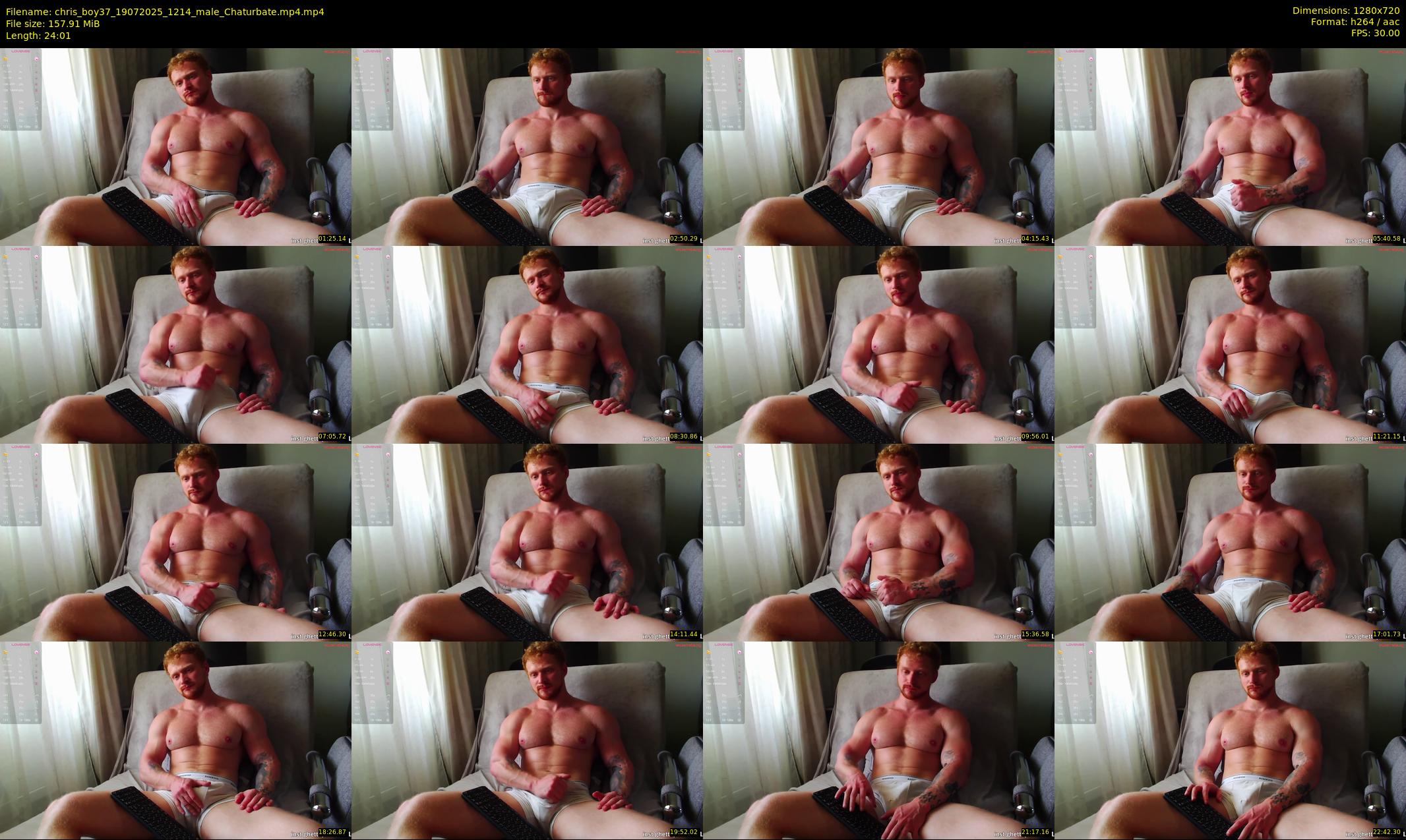 chris_boy37 — 25 minute Chaturbate male cam show recording, 720p, Jul 19, 2025