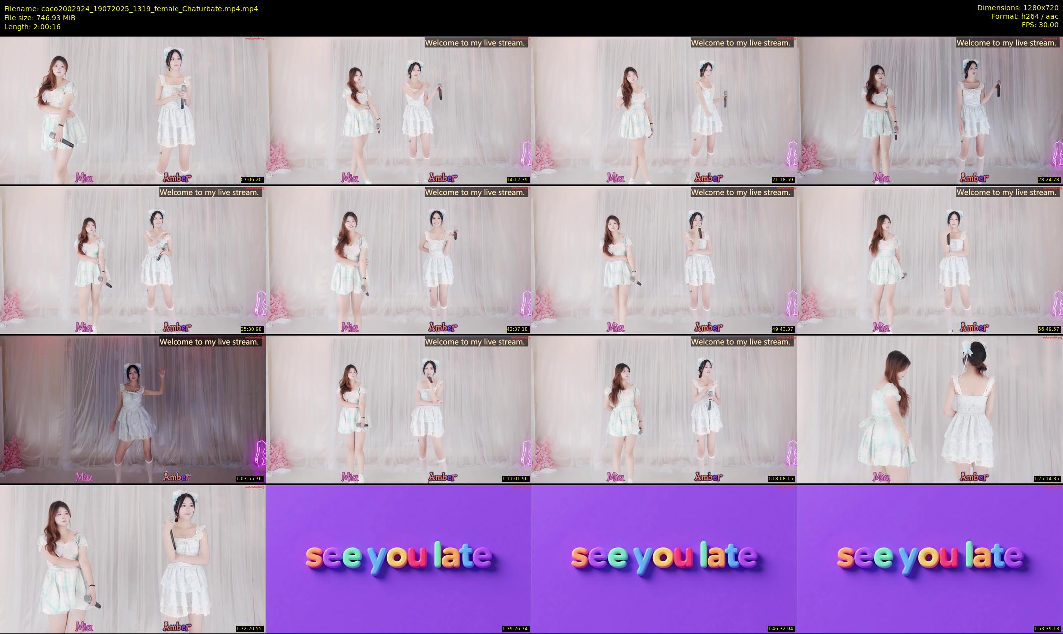 coco2002924 — 121 minute Chaturbate female cam show recording, 720p, Jul 19, 2025