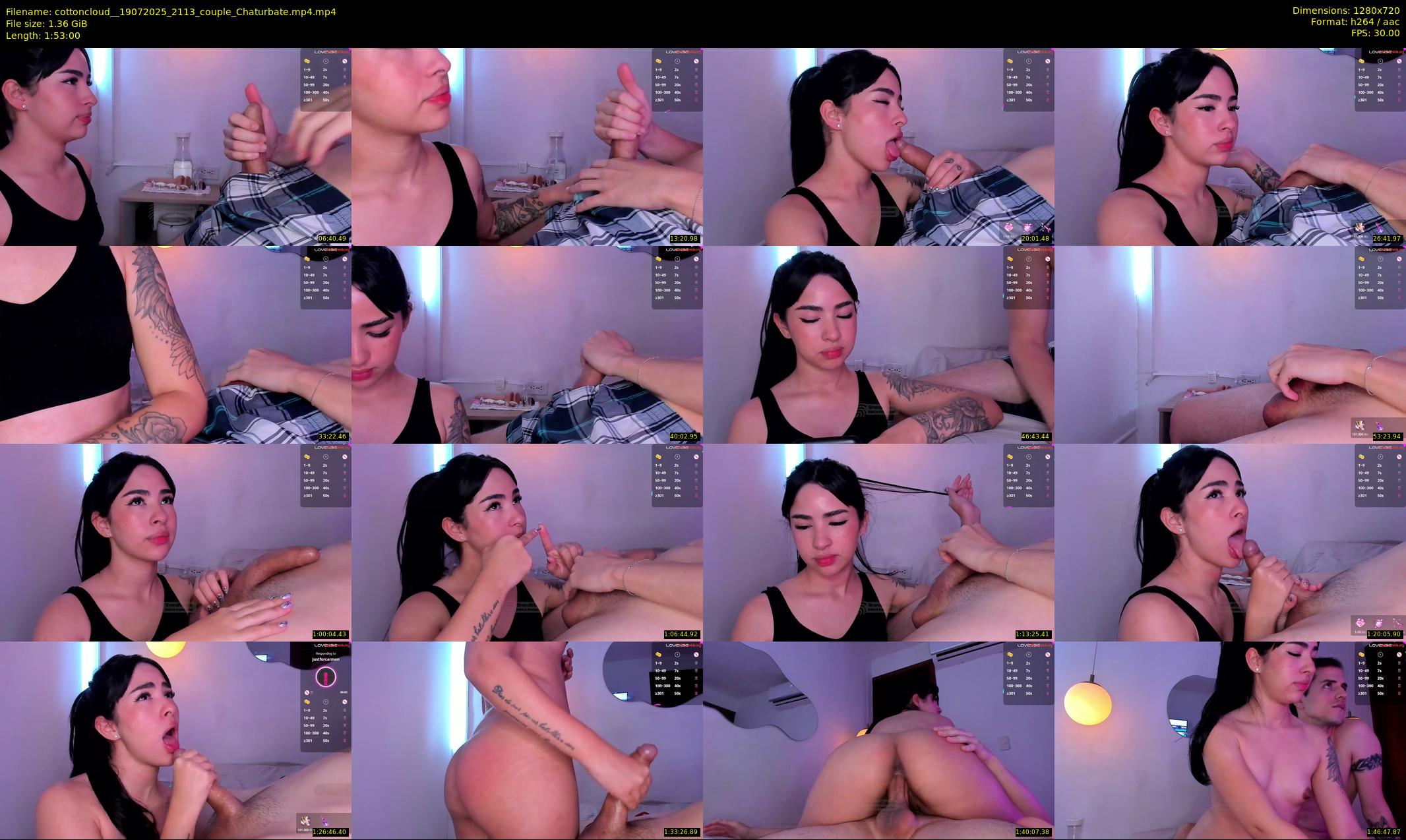 cottoncloud_ — 113 minute Chaturbate couple cam show recording, 720p, Jul 19, 2025