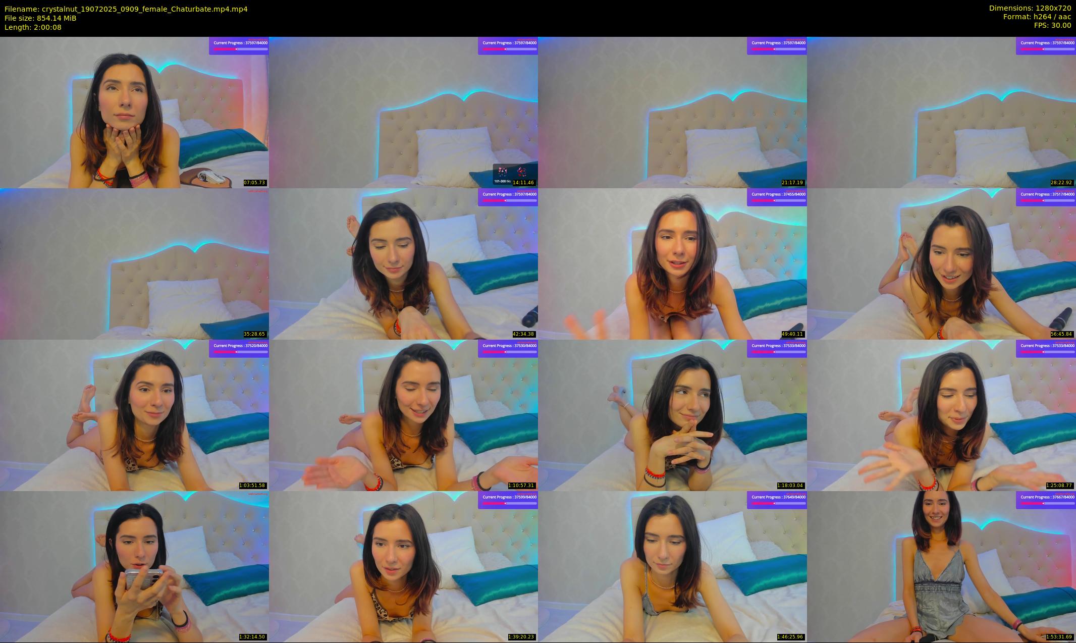 crystalnut — 121 minute Chaturbate female cam show recording, 720p, Jul 19, 2025