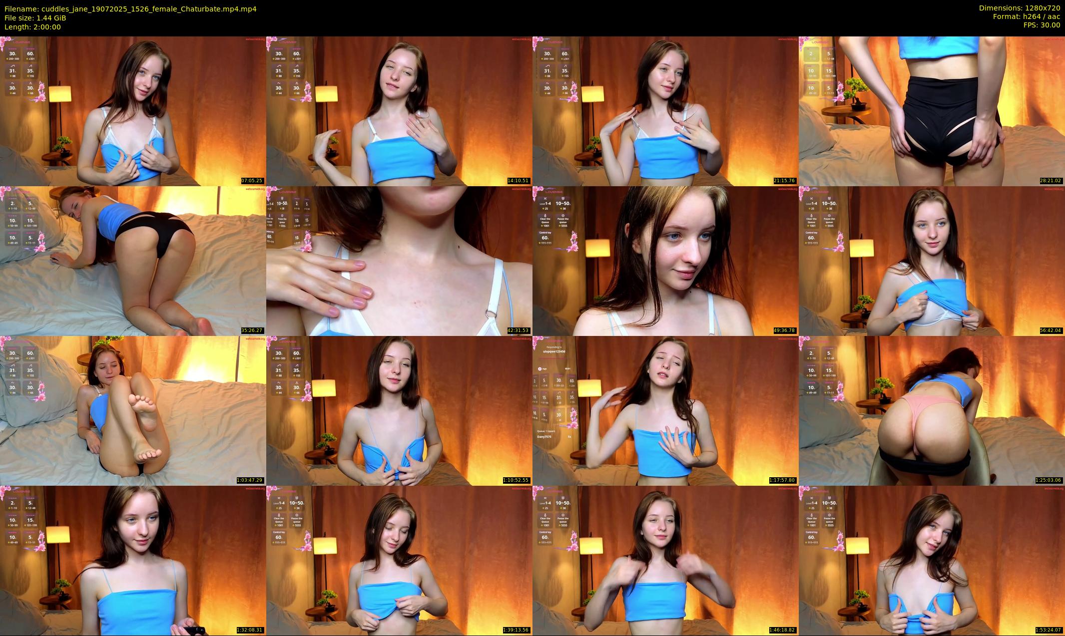 cuddles_jane — 120 minute Chaturbate female cam show recording, 720p, Jul 19, 2025